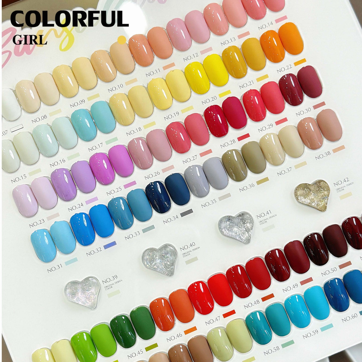 สีเจล SANSU 62 สี ชุดยาทาเล็บ 15ml/ขวด การ์ดสีฟรี สีเจลไซรัป +สีเจลกลิซเตอร์ ชุดร้านเล็บ พร้อมชาร์ทโชว์ ขวดสีเดียวกับสี