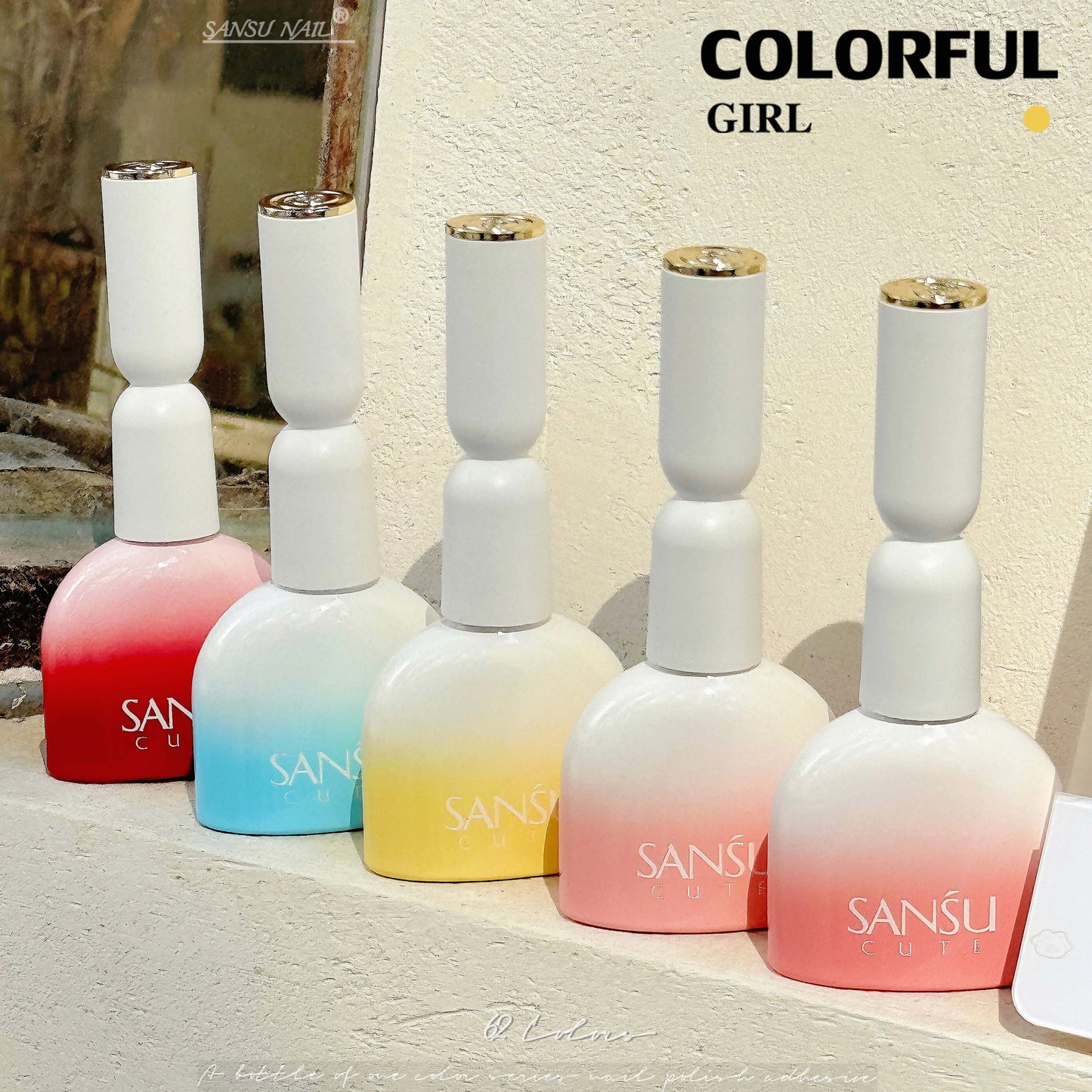 สีเจล SANSU 62 สี ชุดยาทาเล็บ 15ml/ขวด การ์ดสีฟรี สีเจลไซรัป +สีเจลกลิซเตอร์ ชุดร้านเล็บ พร้อมชาร์ทโชว์ ขวดสีเดียวกับสี