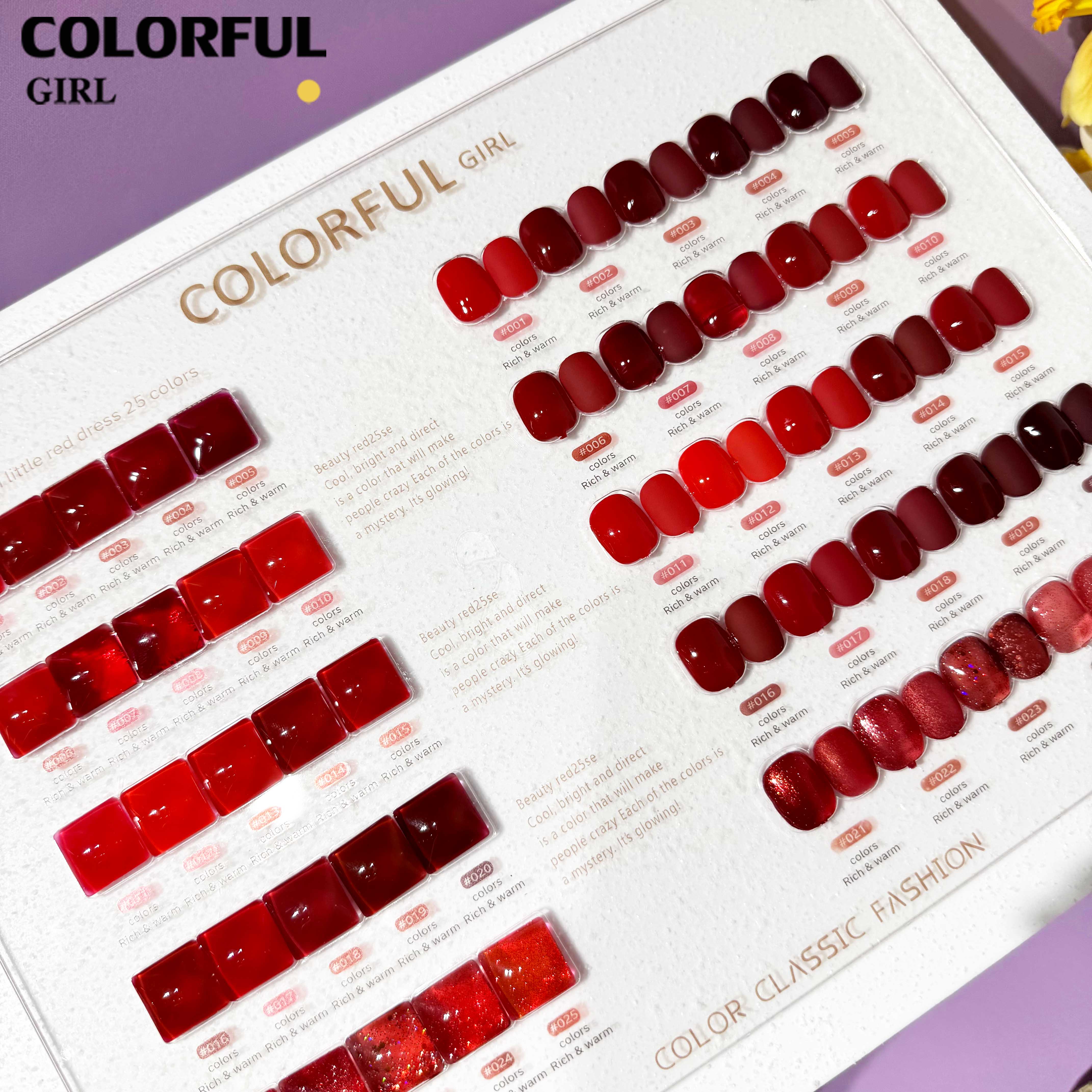 【พร้อมส่ง】สีทาเล็บเจล COLORFUL GIRL 25 สี✨ เจลทาเล็บแฟชั่น / สีเจลสีพื้น / แฟลช / ไซรัป / กลิตเตอร์ ครบในแบรนด์เดียว