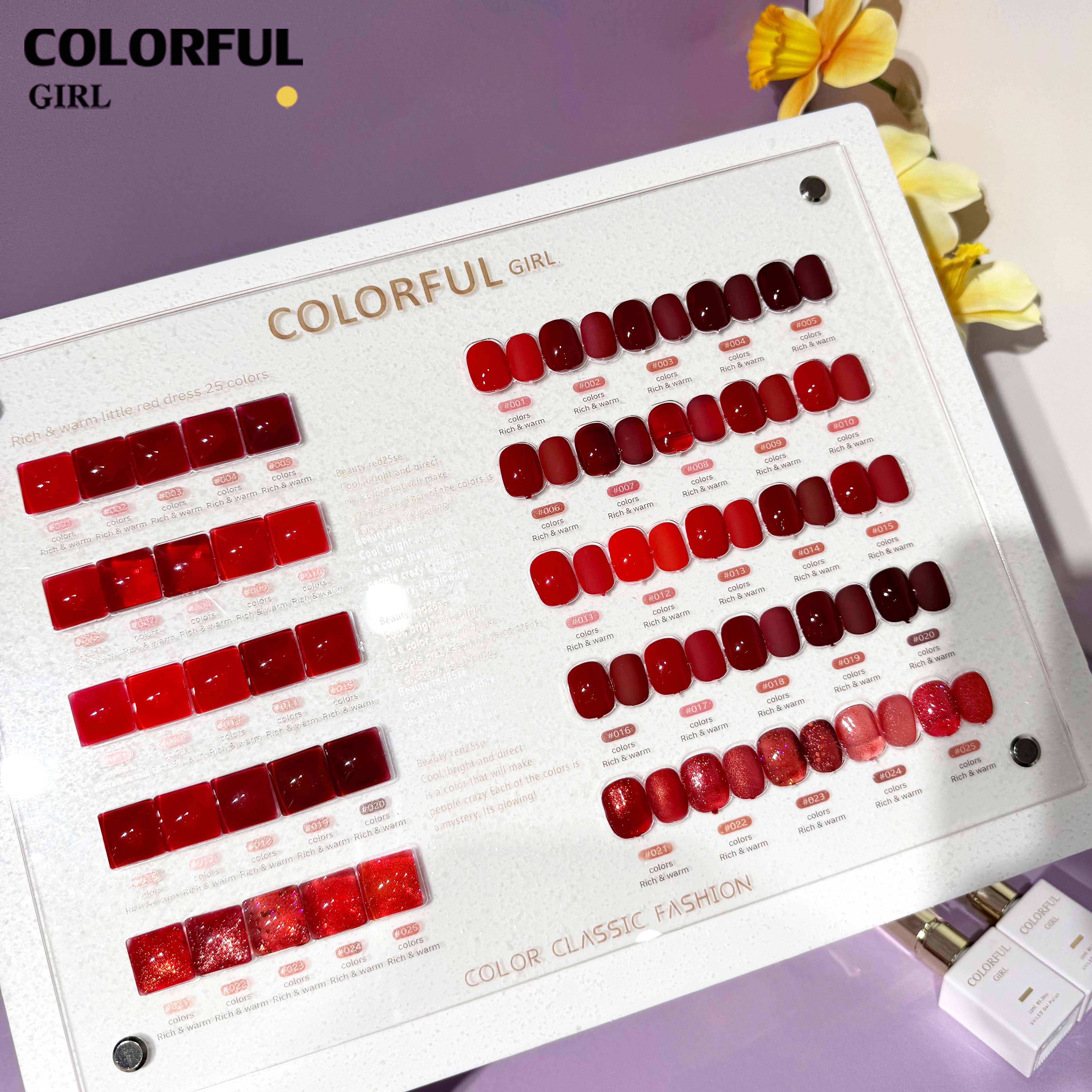 【พร้อมส่ง】สีทาเล็บเจล COLORFUL GIRL 25 สี✨ เจลทาเล็บแฟชั่น / สีเจลสีพื้น / แฟลช / ไซรัป / กลิตเตอร์ ครบในแบรนด์เดียว