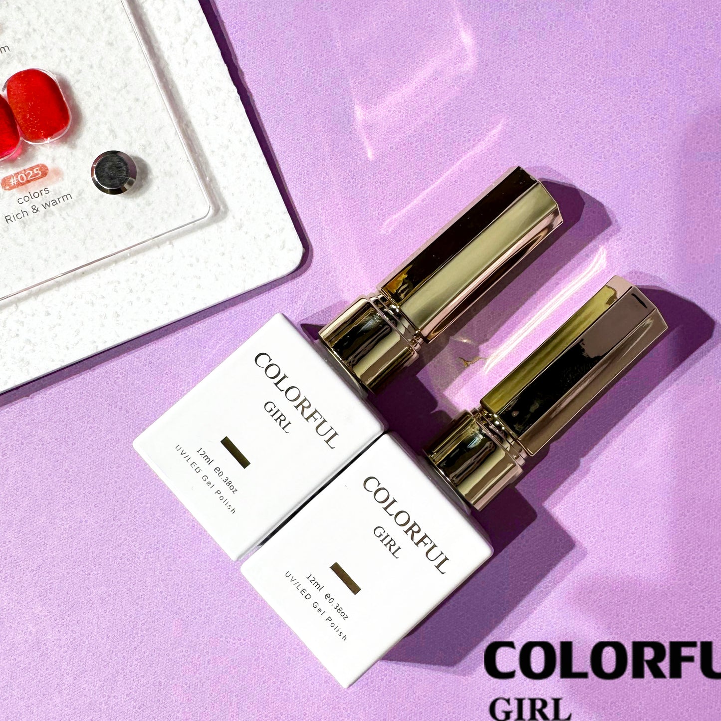 【พร้อมส่ง】สีทาเล็บเจล COLORFUL GIRL 25 สี✨ เจลทาเล็บแฟชั่น / สีเจลสีพื้น / แฟลช / ไซรัป / กลิตเตอร์ ครบในแบรนด์เดียว