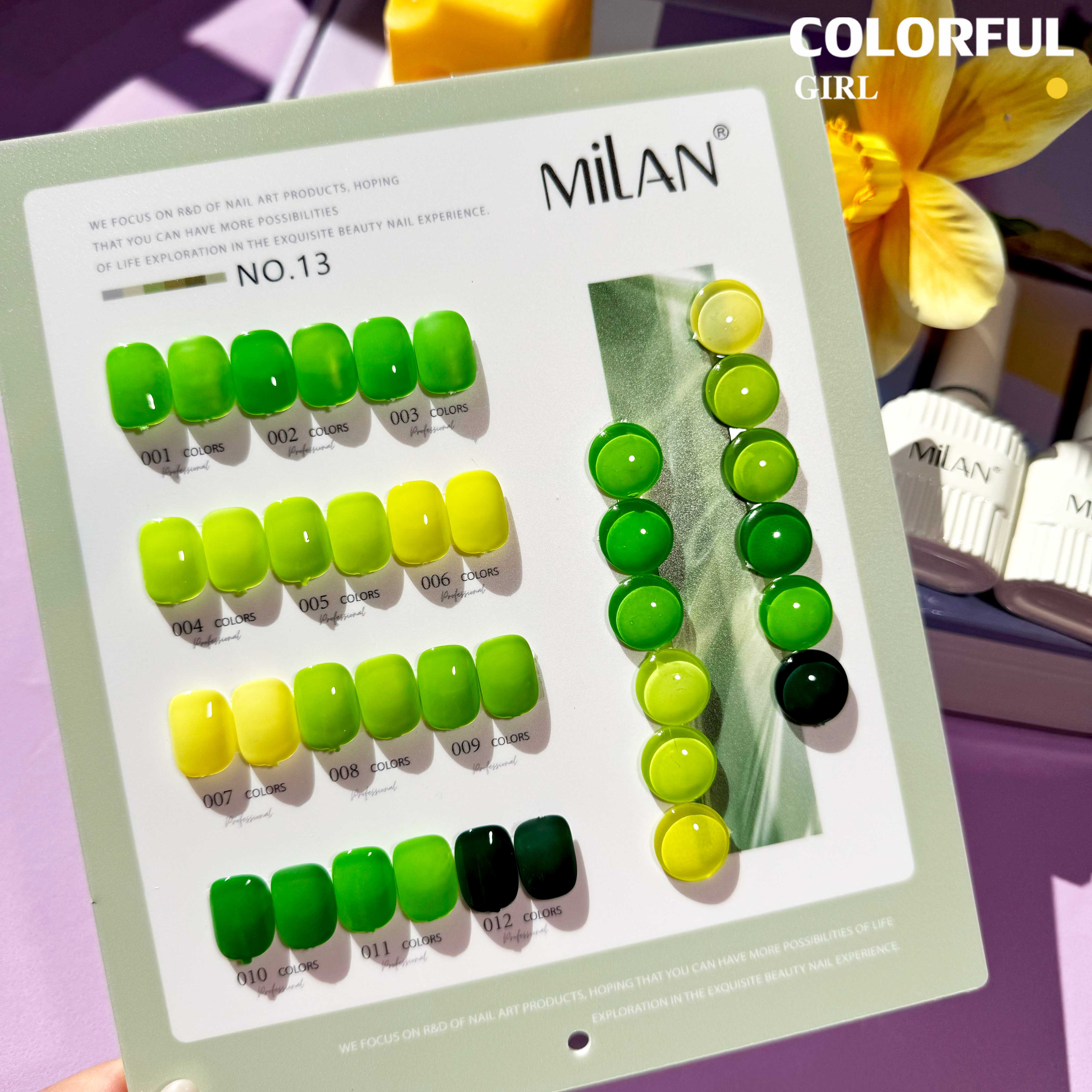 สีเจล Milan New🎉 มาใหม่ 12สี สีพาสเทลพร้อมส่ง แถมฟรีชาร์ทสีน่ารัก