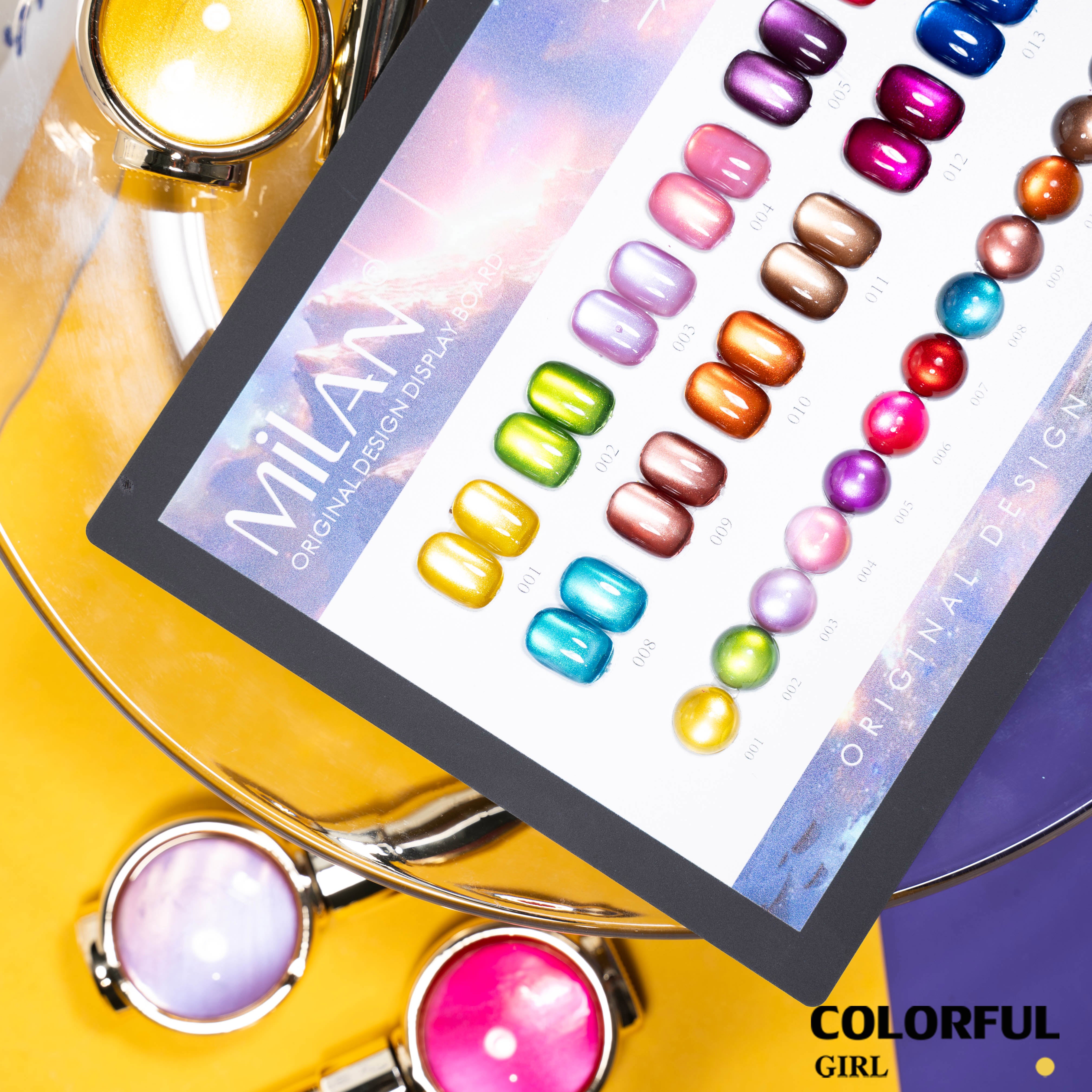 เจลเล็บ MILAN Cat Eye 18 สี | เจลแม่เหล็กตาแมว เนื้อซาติน | สีชัด ติดทนนาน | สร้างเอฟเฟกต์แสงได้ทันที | สำหรับงานเล็บมืออาชีพ (พร้อมใช้งาน) ขับผิว ดูดีทุกวัน ใช้ได้ทุกโอกาส (พร้อมใช้งาน) ✨