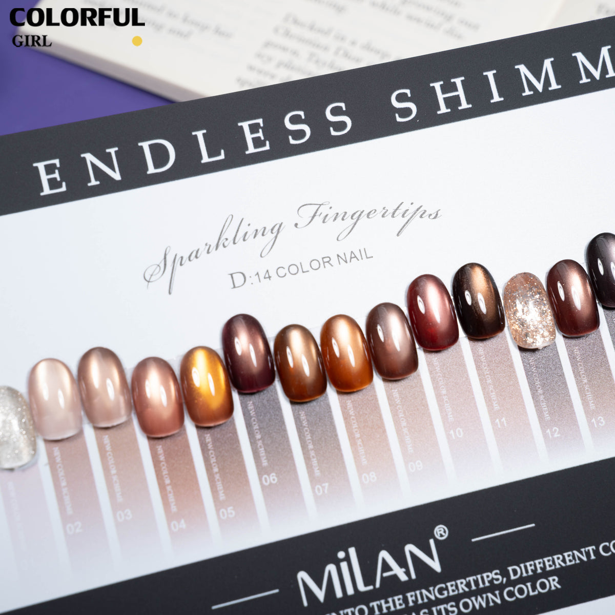 【พร้อมส่ง】milan สีเจลแคทอาย 14 สี ✨|เซ็ตใหม่ โทนสีสวยละมุน|เอฟเฟกต์ประกายแสงเล่นมิติ|แสงวิบวับดุจประกายดาว|แถมชาร์ทสีพร้อมโชว์สีสวย ๆ|ทามาให้แล้ว พร้อมใช้งาน 💅