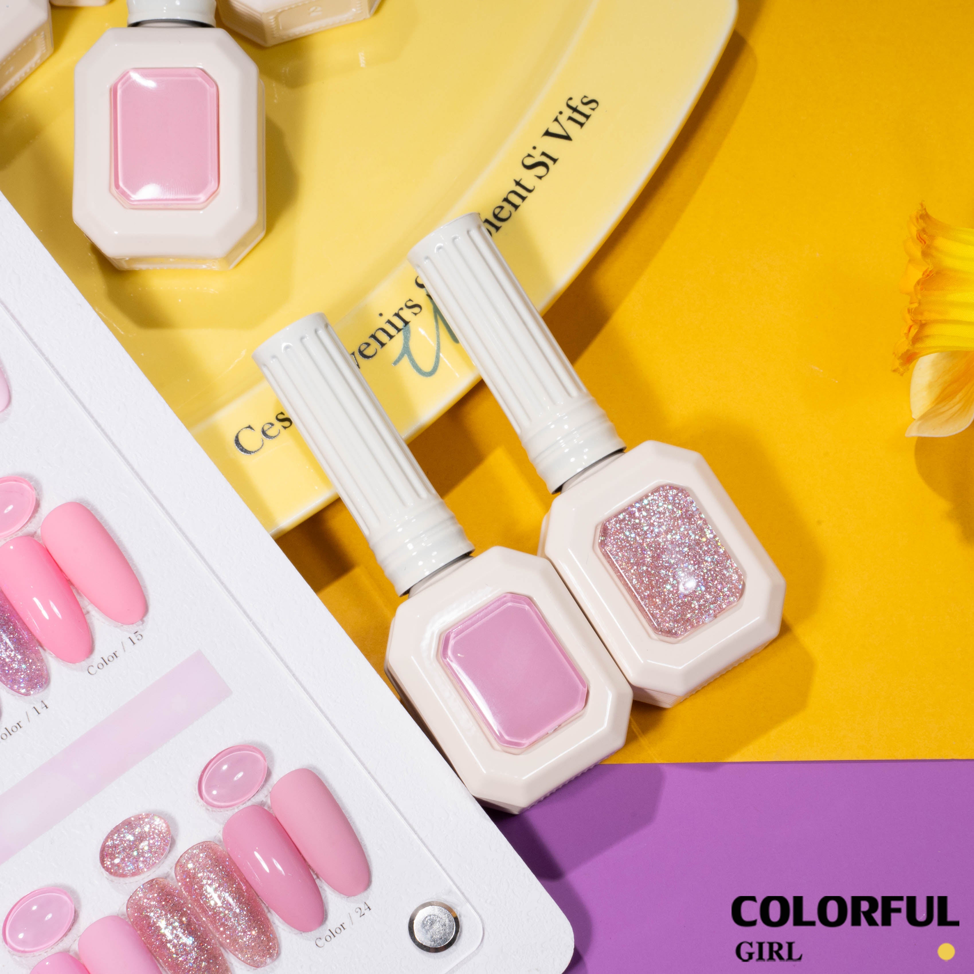 ชุดสีเจล MILAN ซากุระนู้ดนม 24 สี โทนชมพูหวานละมุนสไตล์สาวหวาน รวมสีเจลแฟลช สีเจลแคทอาย สีเจลแคทอายเนื้อซาติน และสีเจลสีพื้น (ทามาให้แล้ว พร้อมใช้งาน) ชุดเจลทำเล็บลุคคุณหนูสุดละมุน ✨
