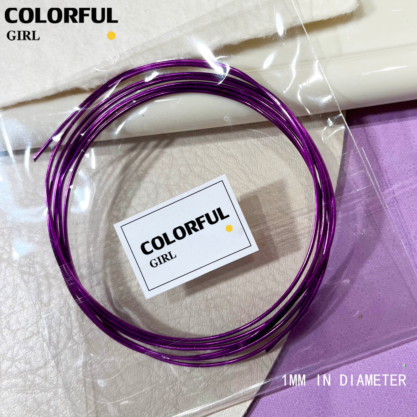 อุปกรณ์ทำเล็บ ใหม่ สีโลหะ ลวดอลูมิเนียม อุปกรณ์ทำเล็บอเนกประสงค์ รูปทรงทำมือ ไม่ซีดจาง แข็งแรง และยืดหยุ่น  ❤️⭐✨ดัดง่าย สีสดมากกก🎀