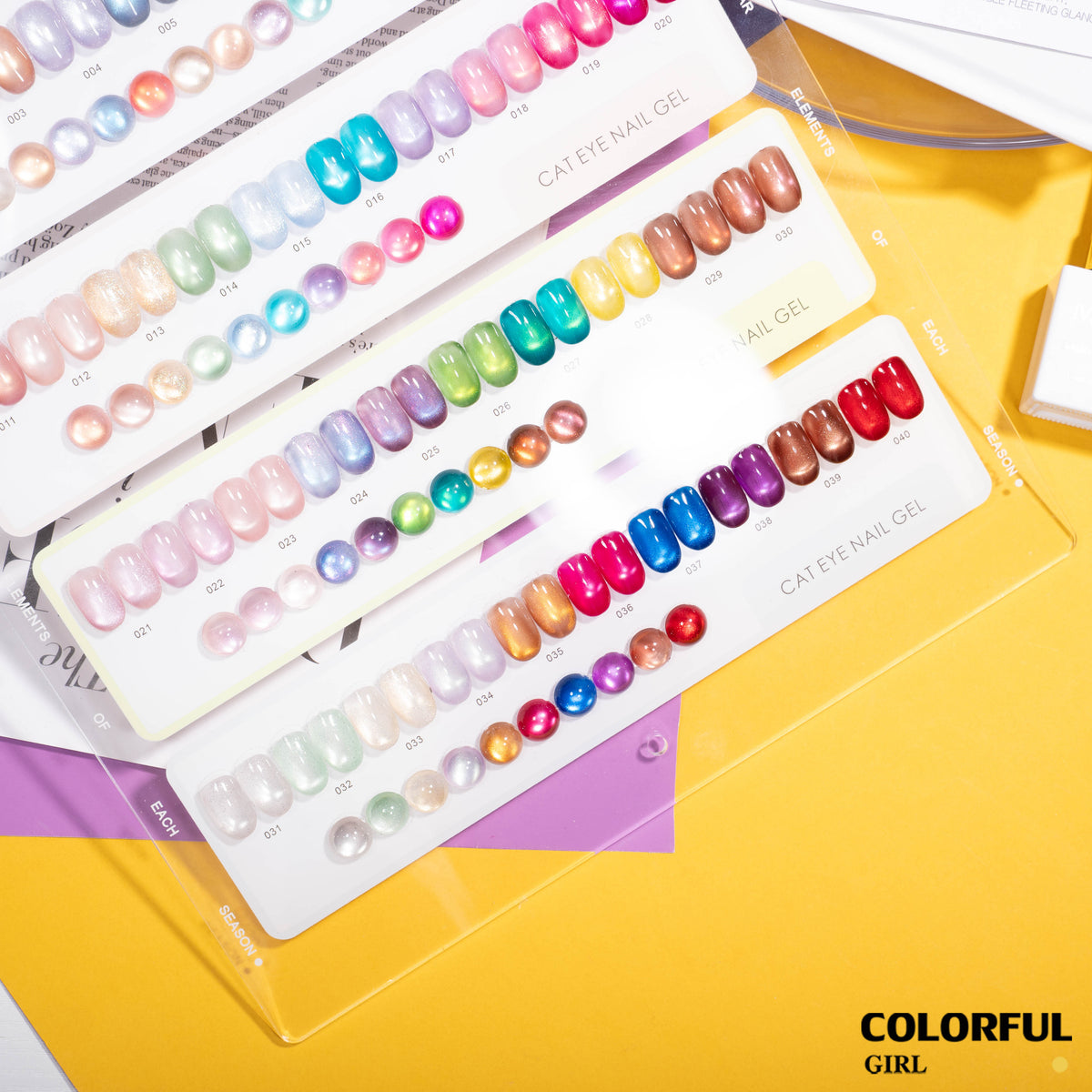 MILAN สีเจลแคทอาย 40 สี|ลุคแก้วมุกฉ่ำวาว|โทนสีมาคารองละมุน|เอฟเฟกต์แสงวิบวับเหมือนแสงดาว |เนื้อซาตินหรูหรา ดูมีมิติทุกมุม ✨