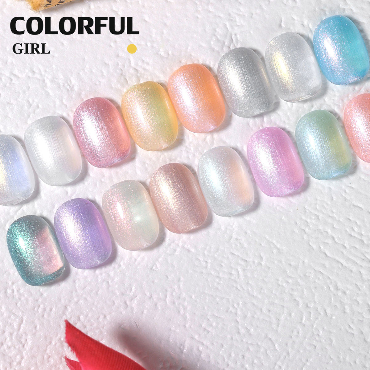 【พร้อมส่ง】สีเจล เซ็ท 22 สี milan ออโรร่าเซ็ทเปลือกหอย เซ็ทเปลือกหอย แถมชาร์ทอะคริลิคสำเร็จรูป