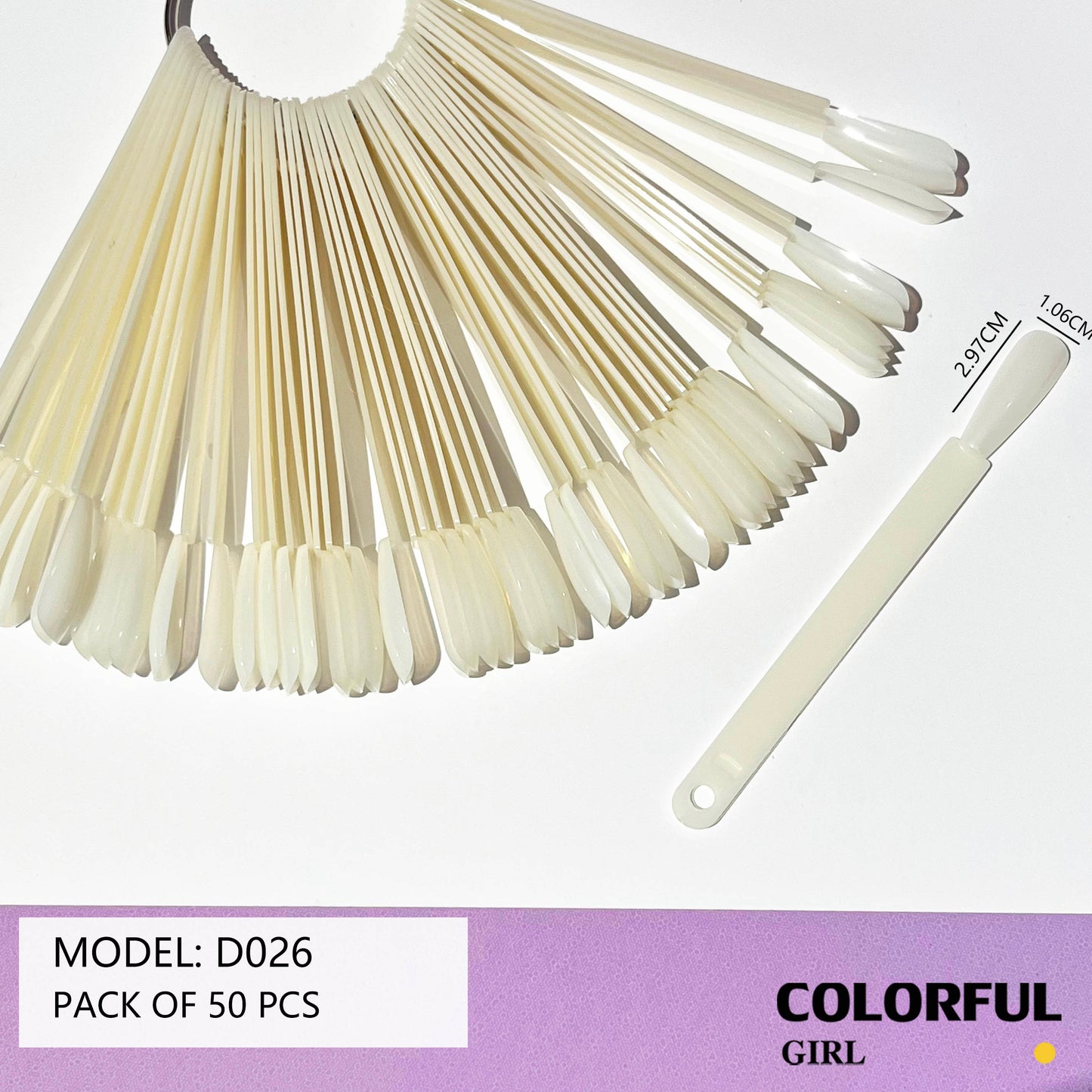 【พร้อมส่ง】เลือกได้ 25 รูปแบบ ถาดโชว์เล็บปลอมอะคริลิค UV ทรงวงรี ลายดอกไม้ สีขาวใส สําหรับฝึกทําเล็บ