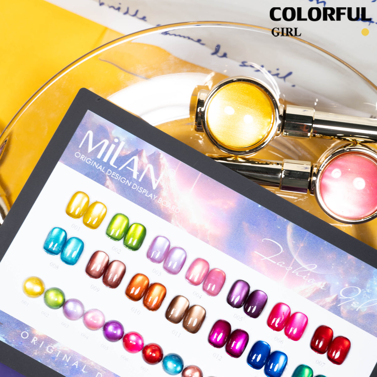 เจลเล็บ MILAN Cat Eye 18 สี | เจลแม่เหล็กตาแมว เนื้อซาติน | สีชัด ติดทนนาน | สร้างเอฟเฟกต์แสงได้ทันที | สำหรับงานเล็บมืออาชีพ (พร้อมใช้งาน) ขับผิว ดูดีทุกวัน ใช้ได้ทุกโอกาส (พร้อมใช้งาน) ✨