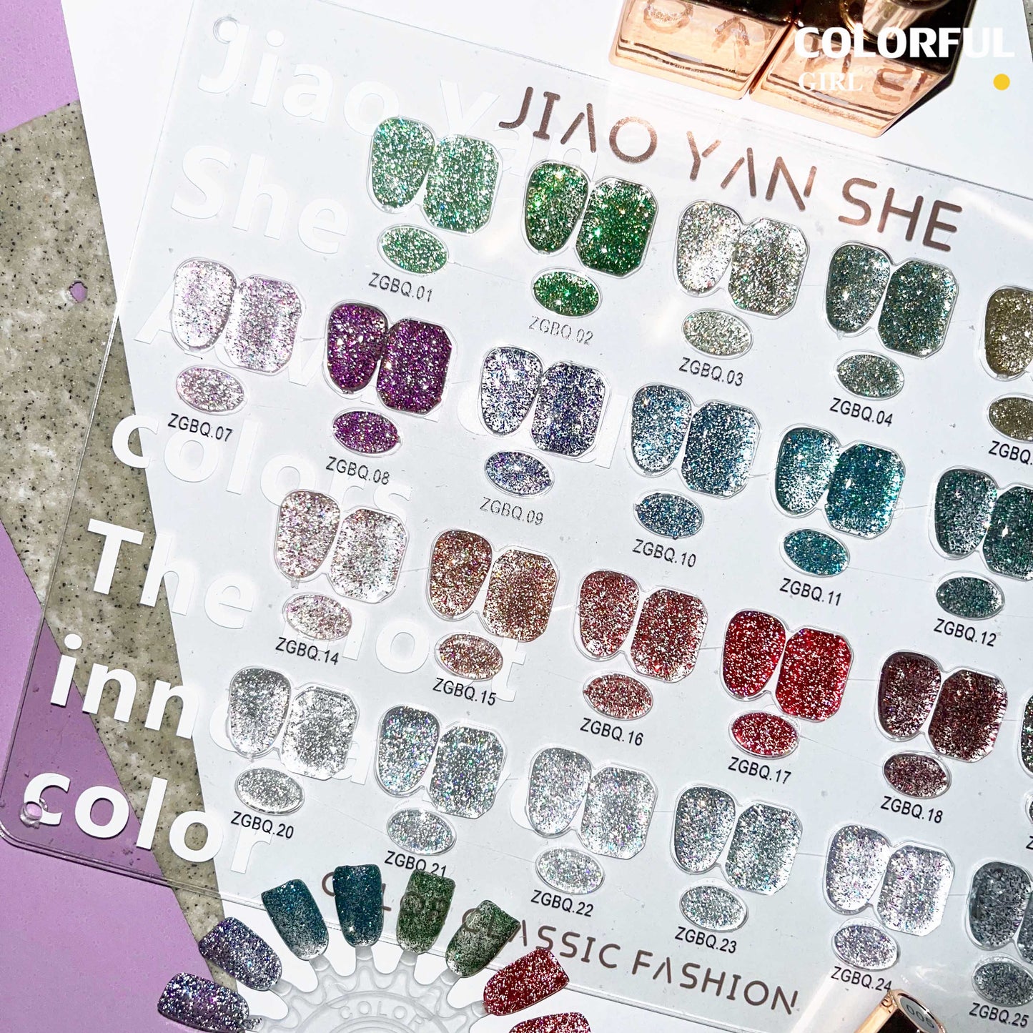 【พร้อมส่ง】JYSสีเจลแฟลช   สีทาเล็บเจล 25สี(JIAOYANSHE) สีเจล20สี สีเจลแฟลช   แถม ชาร์ทสี (แถม ชาร์ทสี ทามาให้แล้ว)