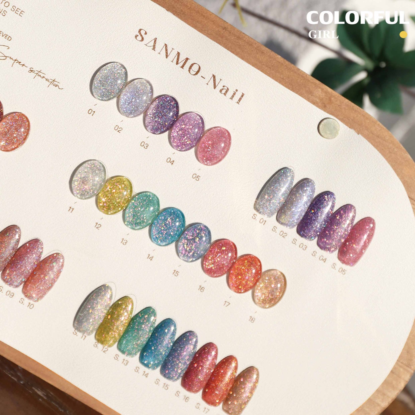 【พร้อมส่ง】18สี สีสันเงางามมากค่ะ สีเจลแฟลช SANMO สี ( SANMO) สีเจล18สี แถม ชาร์ทสี สีเจลแฟลช