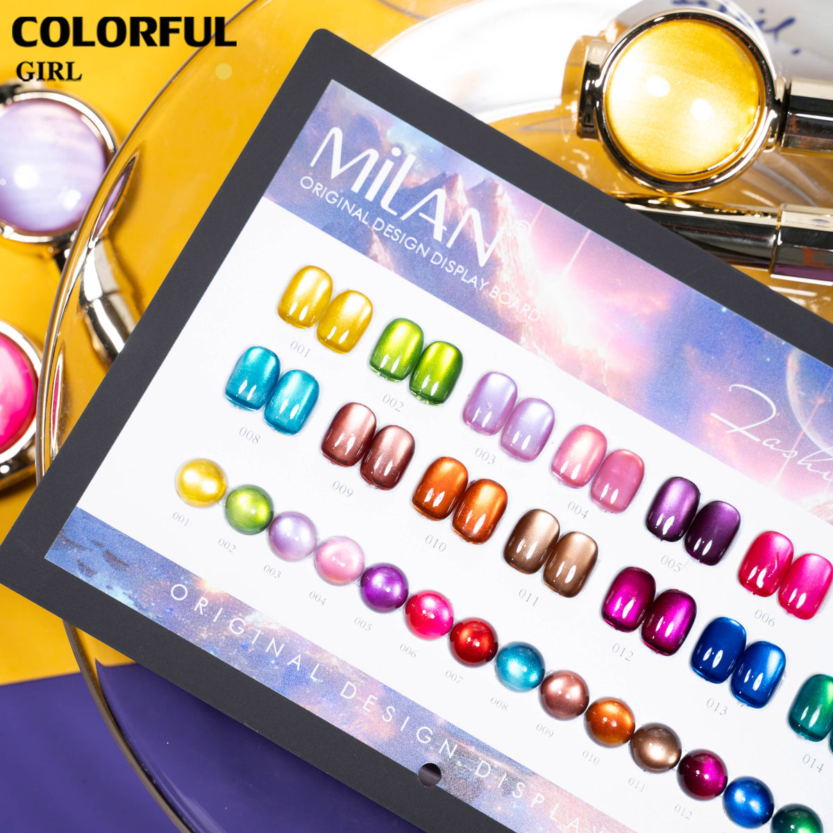 เจลเล็บ MILAN Cat Eye 18 สี | เจลแม่เหล็กตาแมว เนื้อซาติน | สีชัด ติดทนนาน | สร้างเอฟเฟกต์แสงได้ทันที | สำหรับงานเล็บมืออาชีพ (พร้อมใช้งาน) ขับผิว ดูดีทุกวัน ใช้ได้ทุกโอกาส (พร้อมใช้งาน) ✨