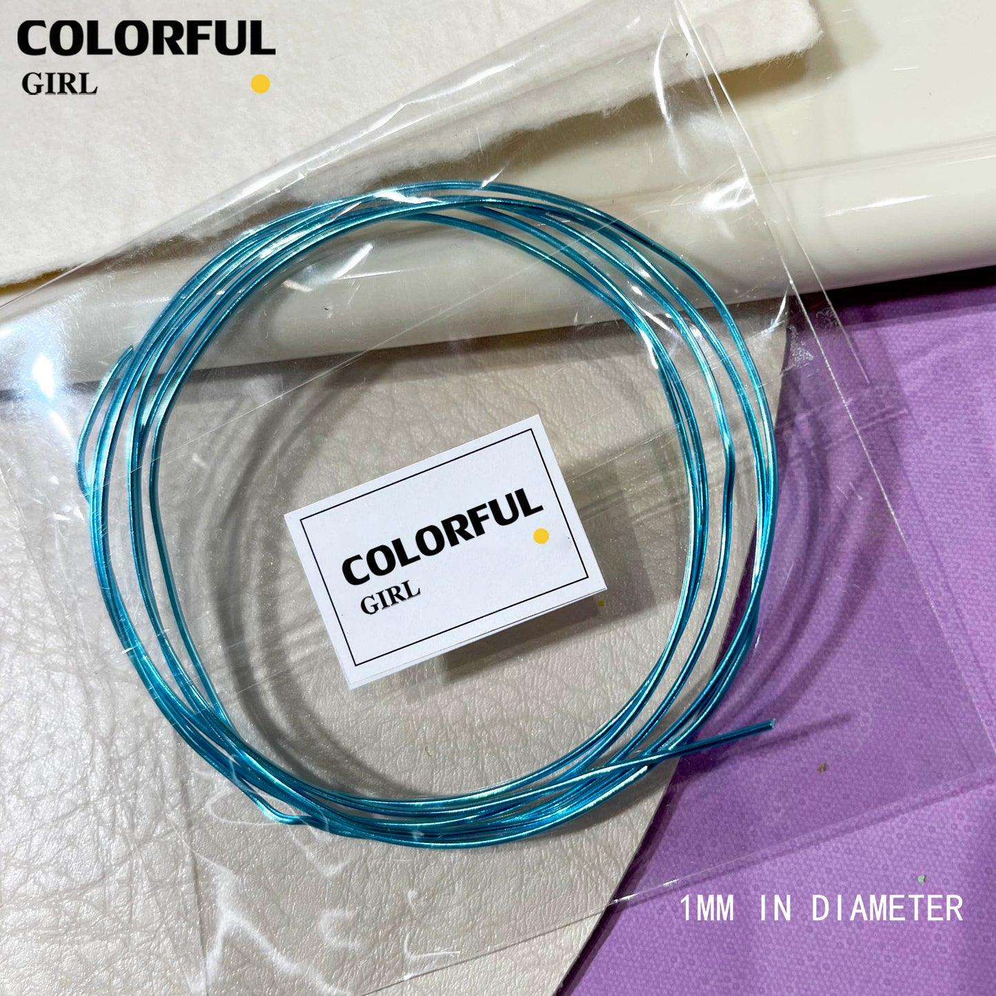 อุปกรณ์ทำเล็บ ใหม่ สีโลหะ ลวดอลูมิเนียม อุปกรณ์ทำเล็บอเนกประสงค์ รูปทรงทำมือ ไม่ซีดจาง แข็งแรง และยืดหยุ่น  ❤️⭐✨ดัดง่าย สีสดมากกก🎀
