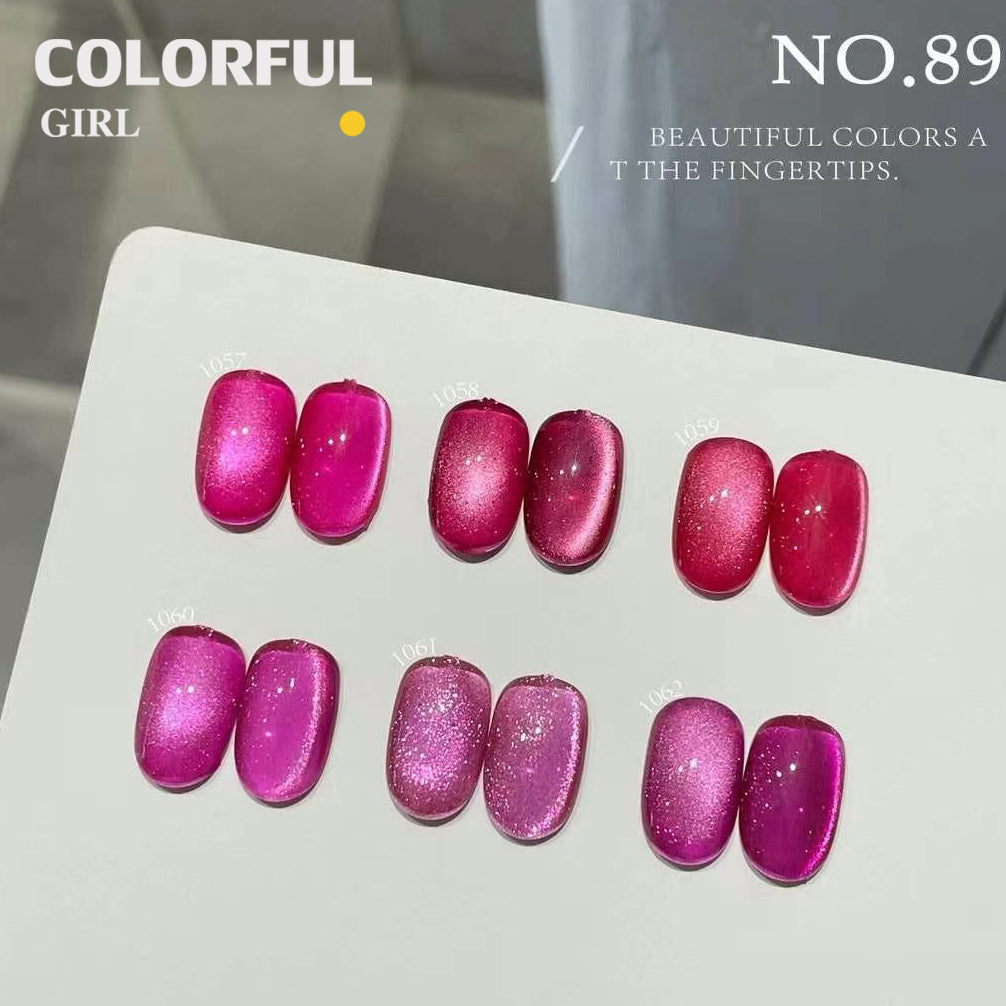 【พร้อมส่ง】 สีทาเล็บเจล RARION สีชมพู12 สี( RARION) สีเจล สีเจลแคทอาย12สี สีเจลแคทอาย แถม ชาร์ทสี
