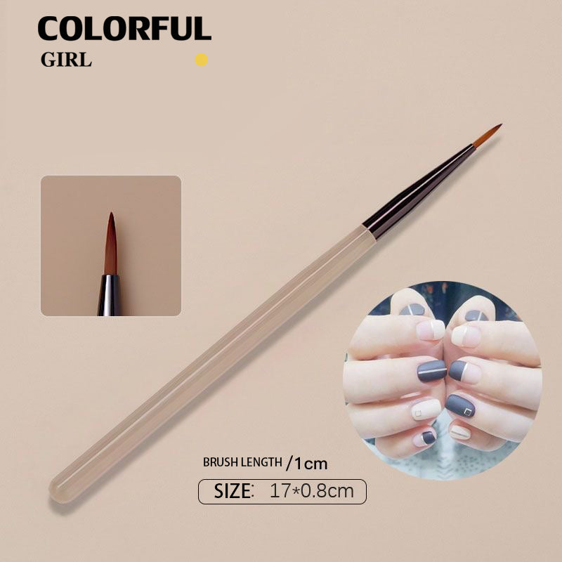 เซ็ต 9 ชิ้น พู่กันและแปรง แปรงเล็บแปรงอะคริลิค Uv Gel Extension แปรงเล็บเครื่องมือ