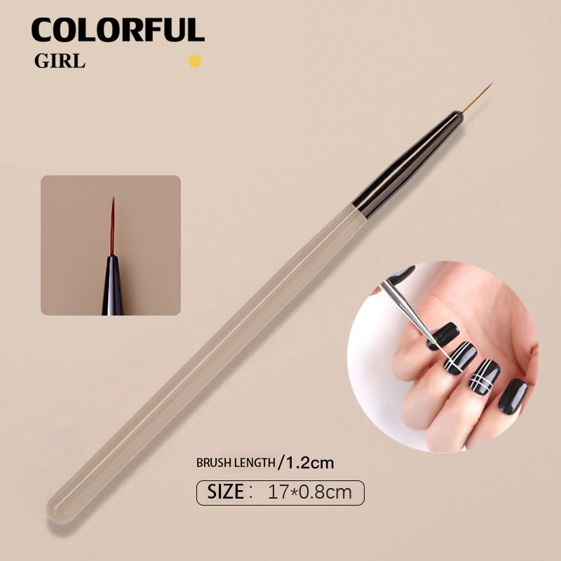 เซ็ต 9 ชิ้น พู่กันและแปรง แปรงเล็บแปรงอะคริลิค Uv Gel Extension แปรงเล็บเครื่องมือ