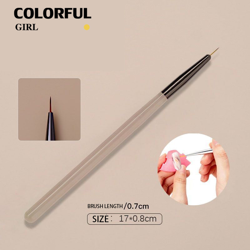 เซ็ต 9 ชิ้น พู่กันและแปรง แปรงเล็บแปรงอะคริลิค Uv Gel Extension แปรงเล็บเครื่องมือ