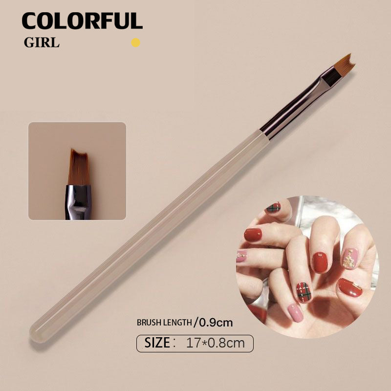 เซ็ต 9 ชิ้น พู่กันและแปรง แปรงเล็บแปรงอะคริลิค Uv Gel Extension แปรงเล็บเครื่องมือ