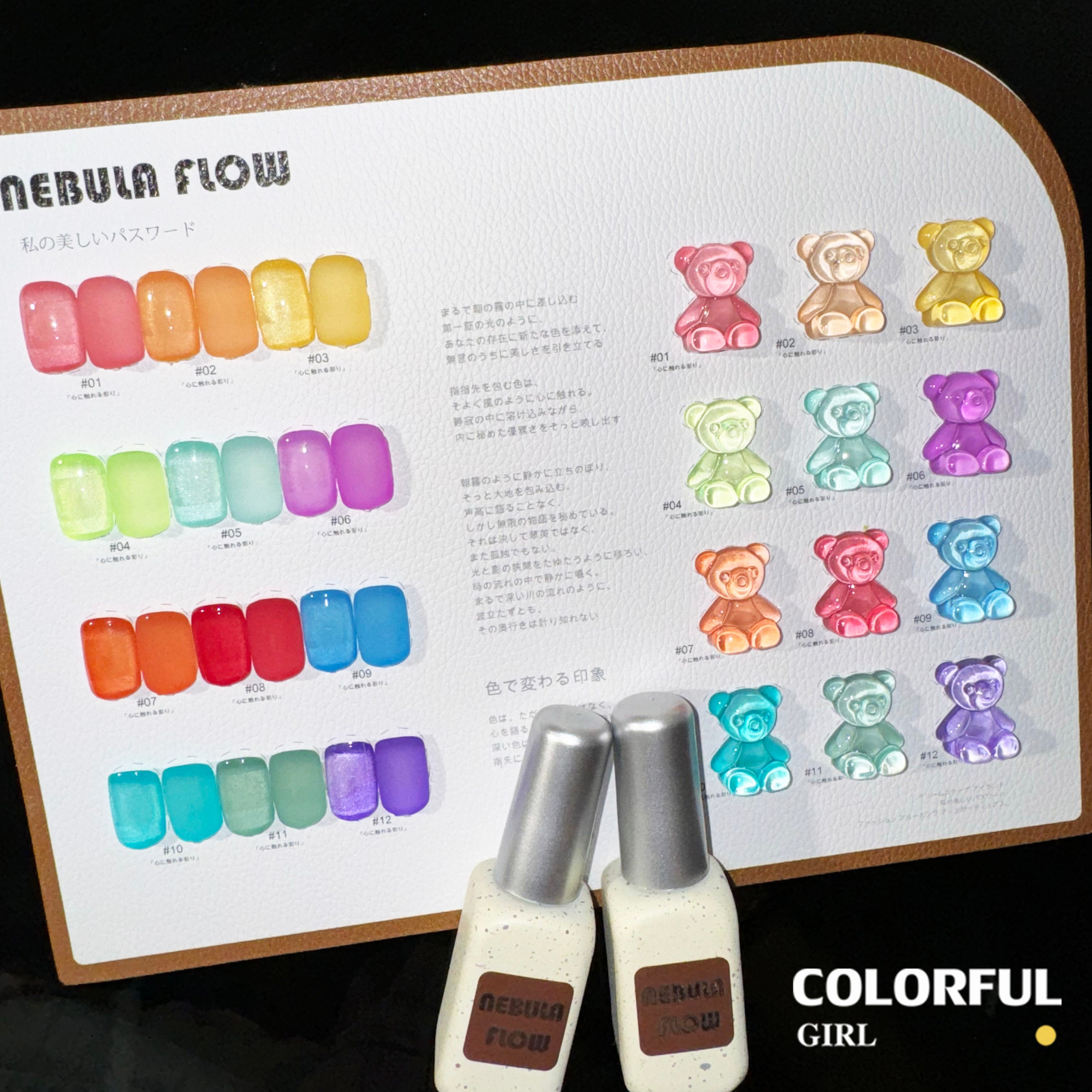 NebulNFlow 12 สี สีไซรัป แบบแยกขวด | สีไซรัป