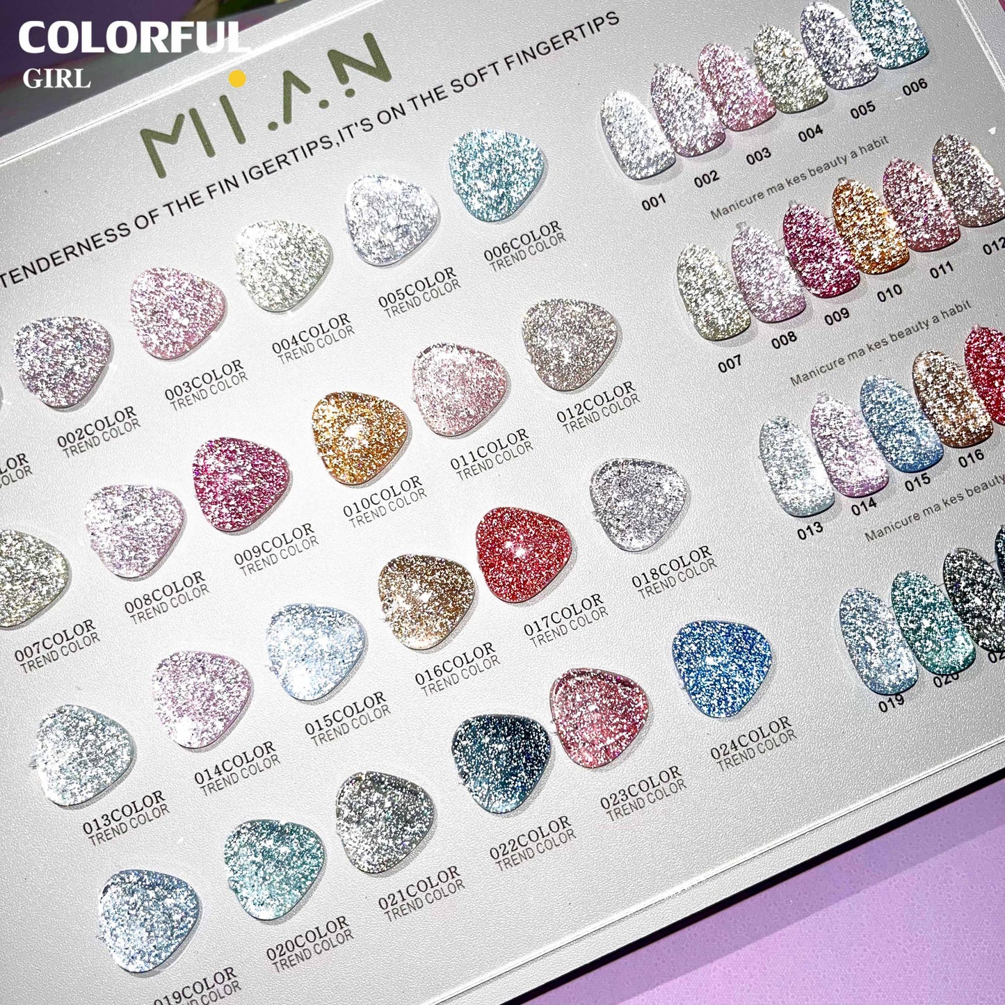 【พร้อมส่ง】สีเจลแฟลช สีทาเล็บเจล milan 24สี( MILAN) สีเจล 24สี สีเจลแฟลช แถม ชาร์ทสี