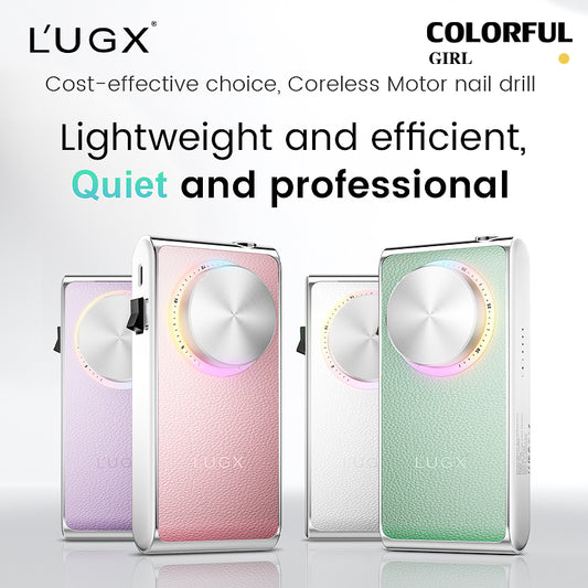 ✅พร้อมส่ง✅  เครื่องเจียร์เล็บ LG-902 LUGX มี 4 สีให้เลือก 30,000 rpm 24w เครื่องเจียแบบพกพา ชาร์จไฟได้L'UGX Nail Drill สีสันสดใส