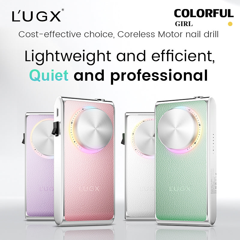 L'UGX เครื่องเจียร์เล็บ LG-902 LUGX มี 4 สีให้เลือก 30,000 rpm 24w เครื่องเจียแบบพกพา ชาร์จไฟได้