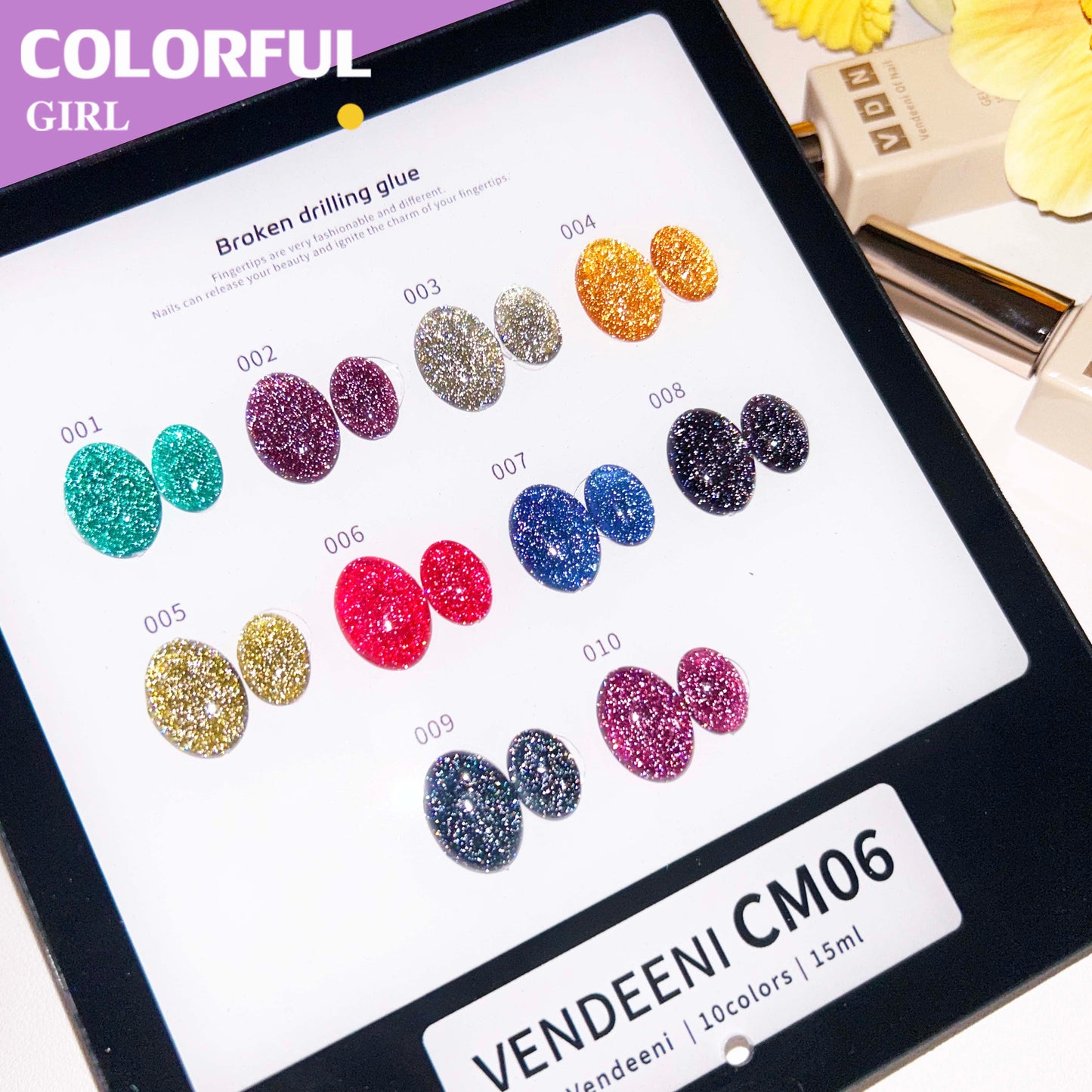 【พร้อมส่ง】Vedenni CM6 สีเจลแฟลช10สี แถม ชาร์ทสี(Vedenni) 10 สีผมธรรมชาติสำเร็จค่ะ แฟลชใหม่ล่าสุด แถมชาร์ทสำเร็จ