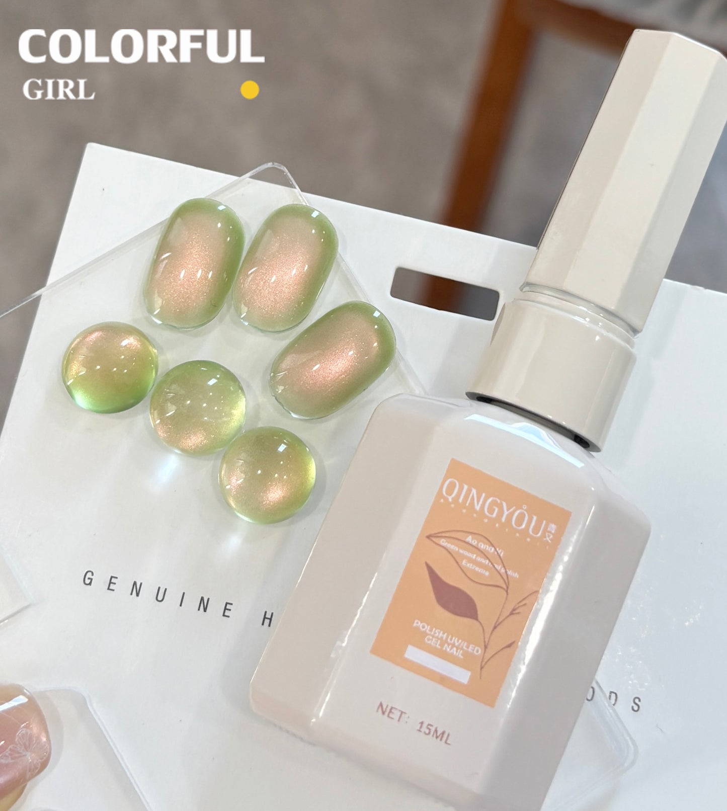 【พร้อมส่ง】ฝรั่งสีแมวตาเจลยาทาเล็บ (Guava color cat eye gel nail polish) .สีอิ่มตัว.สีง่าย.สามารถจัดส่งได้ทันที สี Guava สีทาเล็บเจลลูกแก้วใหม่ล่าสุดจาก