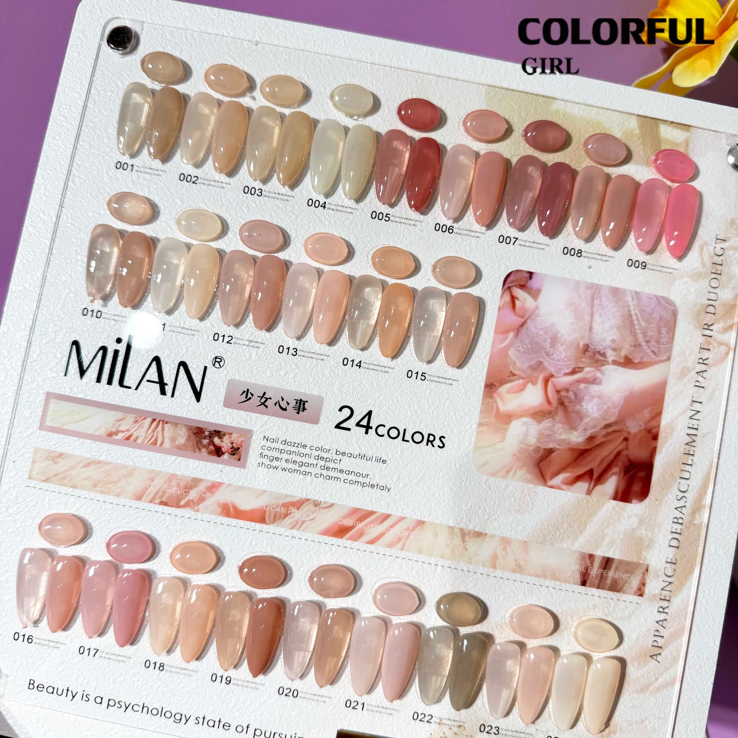 【พร้อมส่ง】MILAN สีเจลไซรัป เจลทาเล็บโทนใส 24 สี ✨ โทนสีผิวและสีพีช ใสวาวเหมือนเจลลี่ สีชัดเจนเป็นธรรมชาติ มาพร้อมชาร์ทสี (ทามาให้แล้ว พร้อมใช้งาน)