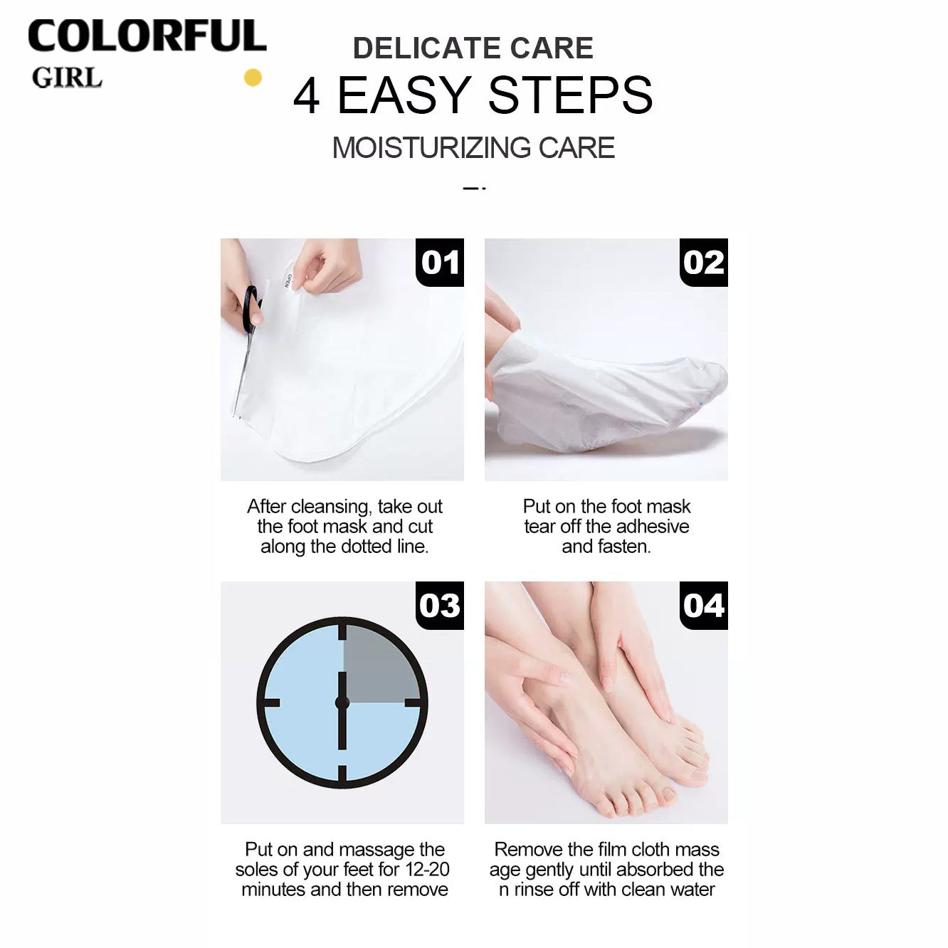 【10คู่】มาส์กมือ มาส์กเท้า ✨ นมแพะ / วิตามินซี / กุหลาบ / ลาเวนเดอร์ / ว่านหางจระเข้ บำรุงล้ำลึก เติมความชุ่มชื้น มือเท้านุ่มชุ่มชื้น ผิวดูเรียบเนียนกระจ่างใส