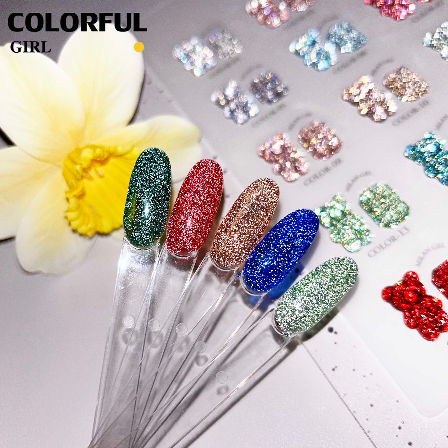 【พร้อมส่ง】MILAN 20 สีเจลแฟลช (Milan) สีเจลทาเล็บ แถมชาร์ทสี | ชุดสี 20 สี + ฟรีชาร์ทสี