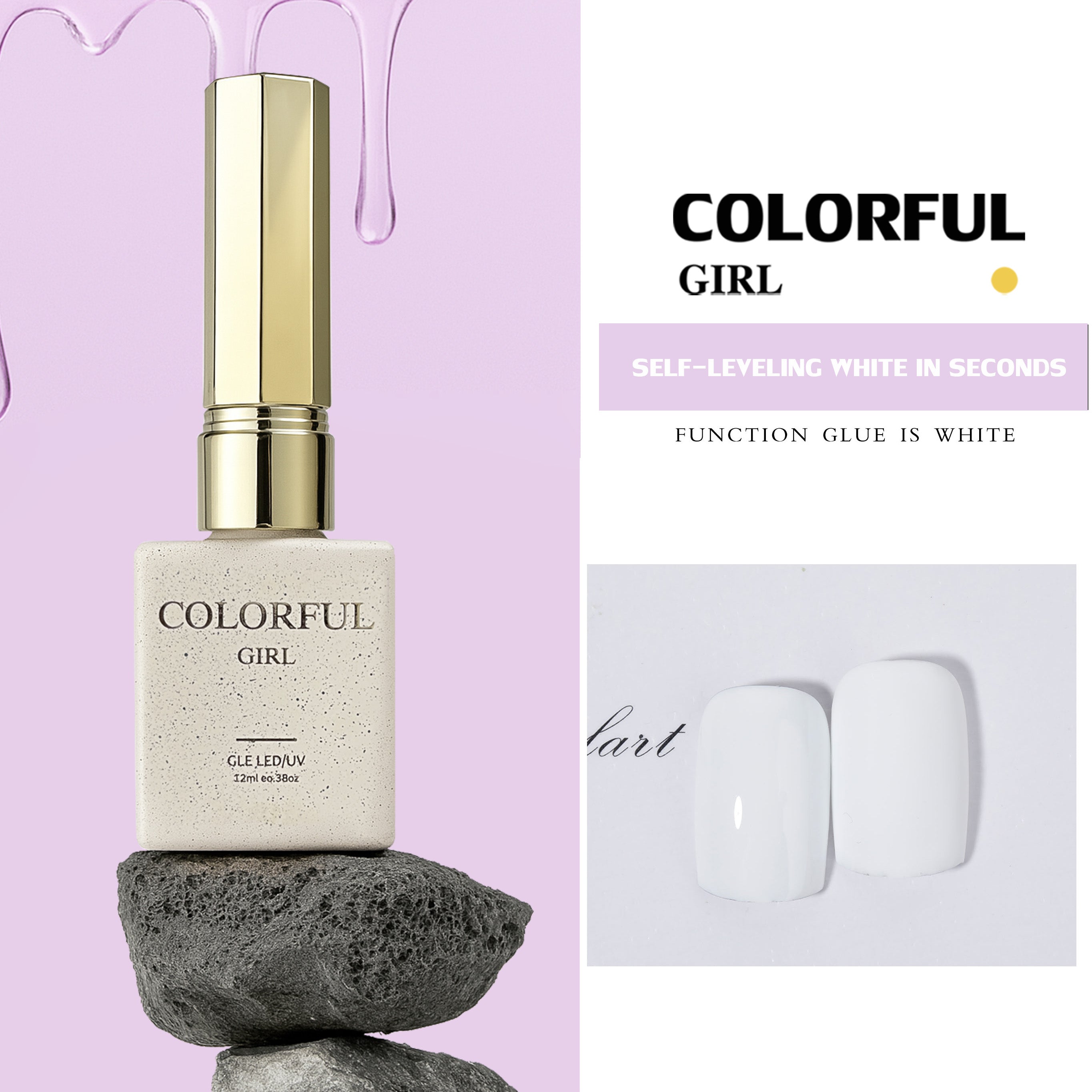 Colorful Girl | สีขาว, สีดำ | สีเข้มข้น ทาเพียงครั้งเดียวสีชัด