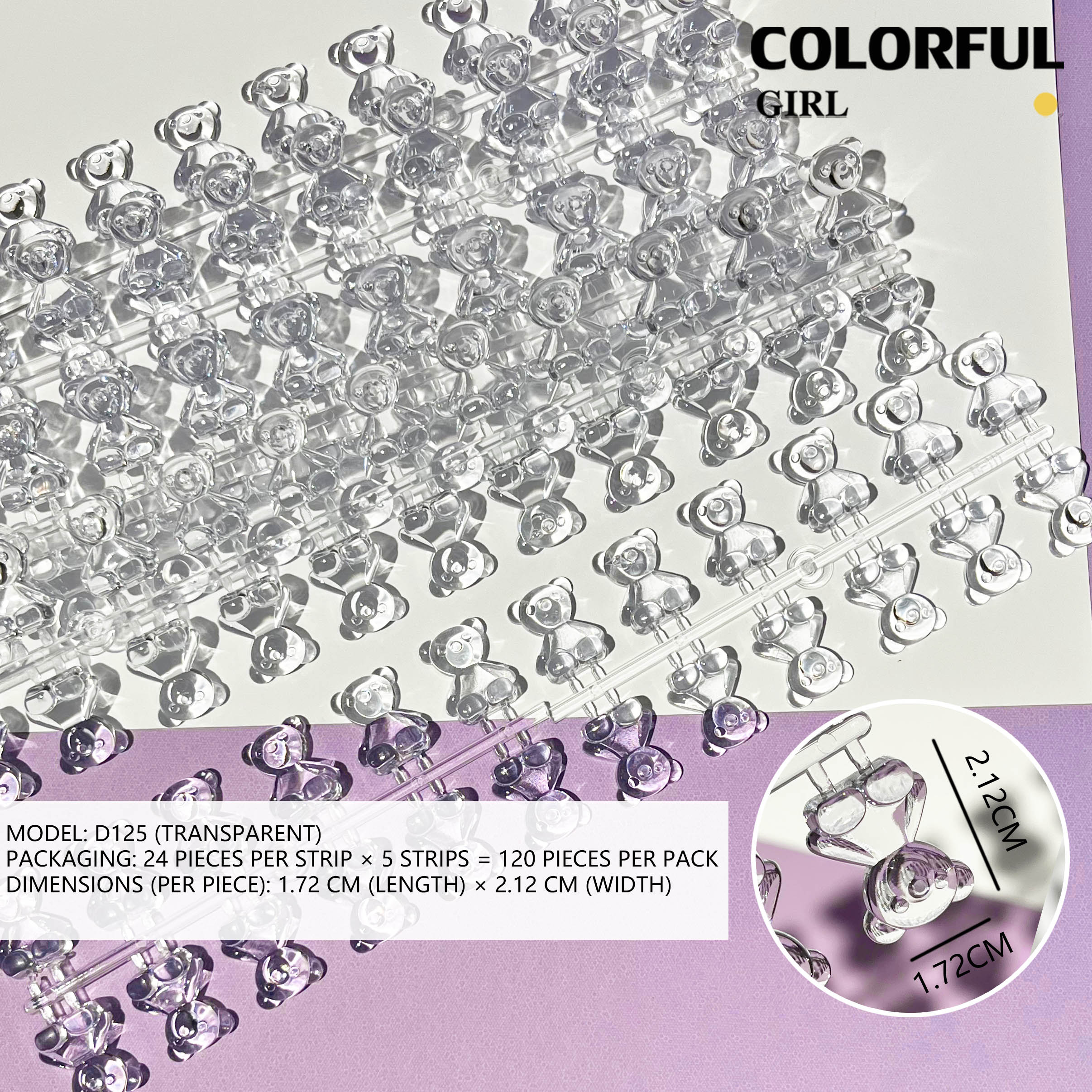 ถาดโชว์เล็บปลอม ทรงวงรี ลายดอกไม้ สีขาวใส สําหรับฝึกทําเล็บ และโชว์สี
