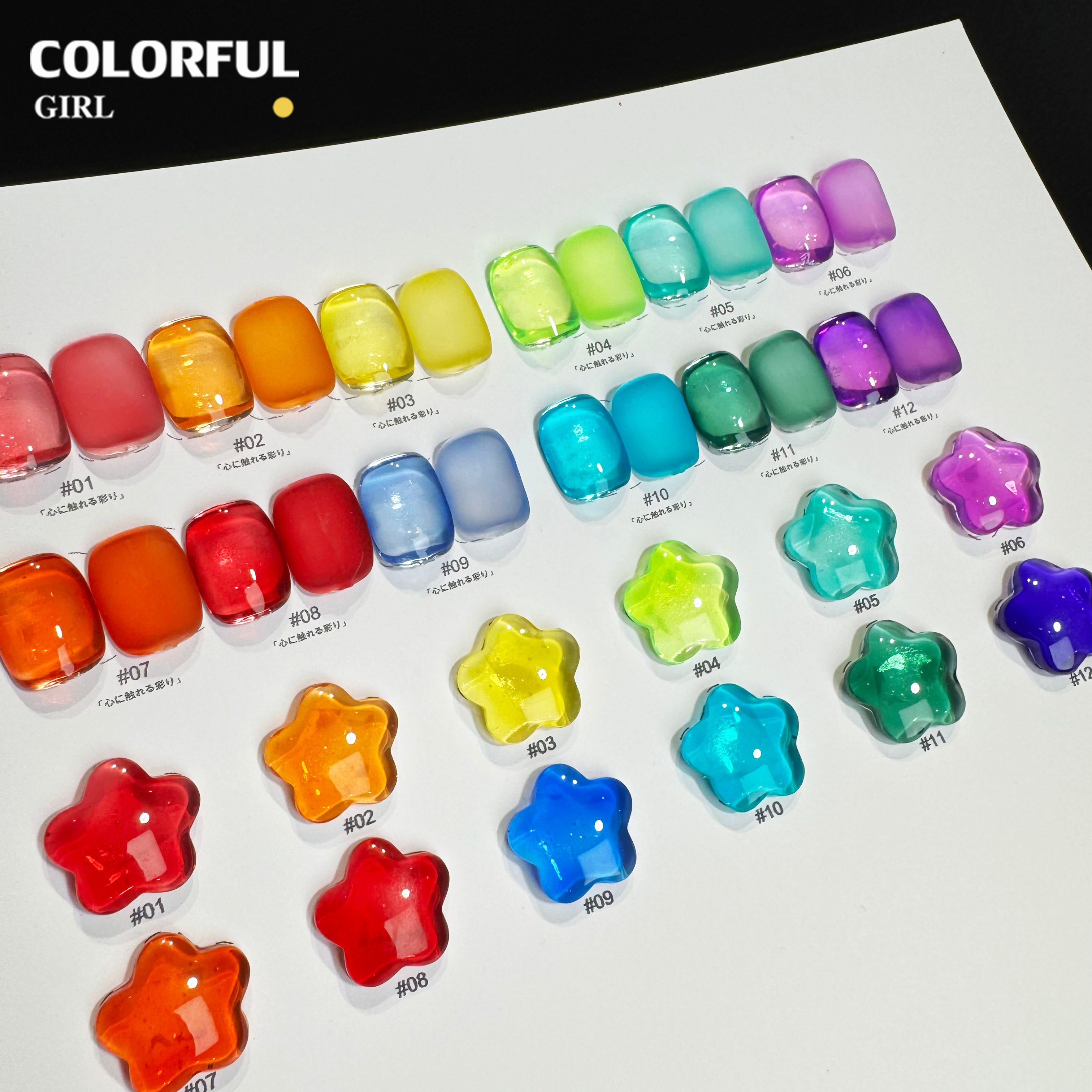 NebulNFlow 12 สี สีไซรัป แบบแยกขวด | สีไซรัป