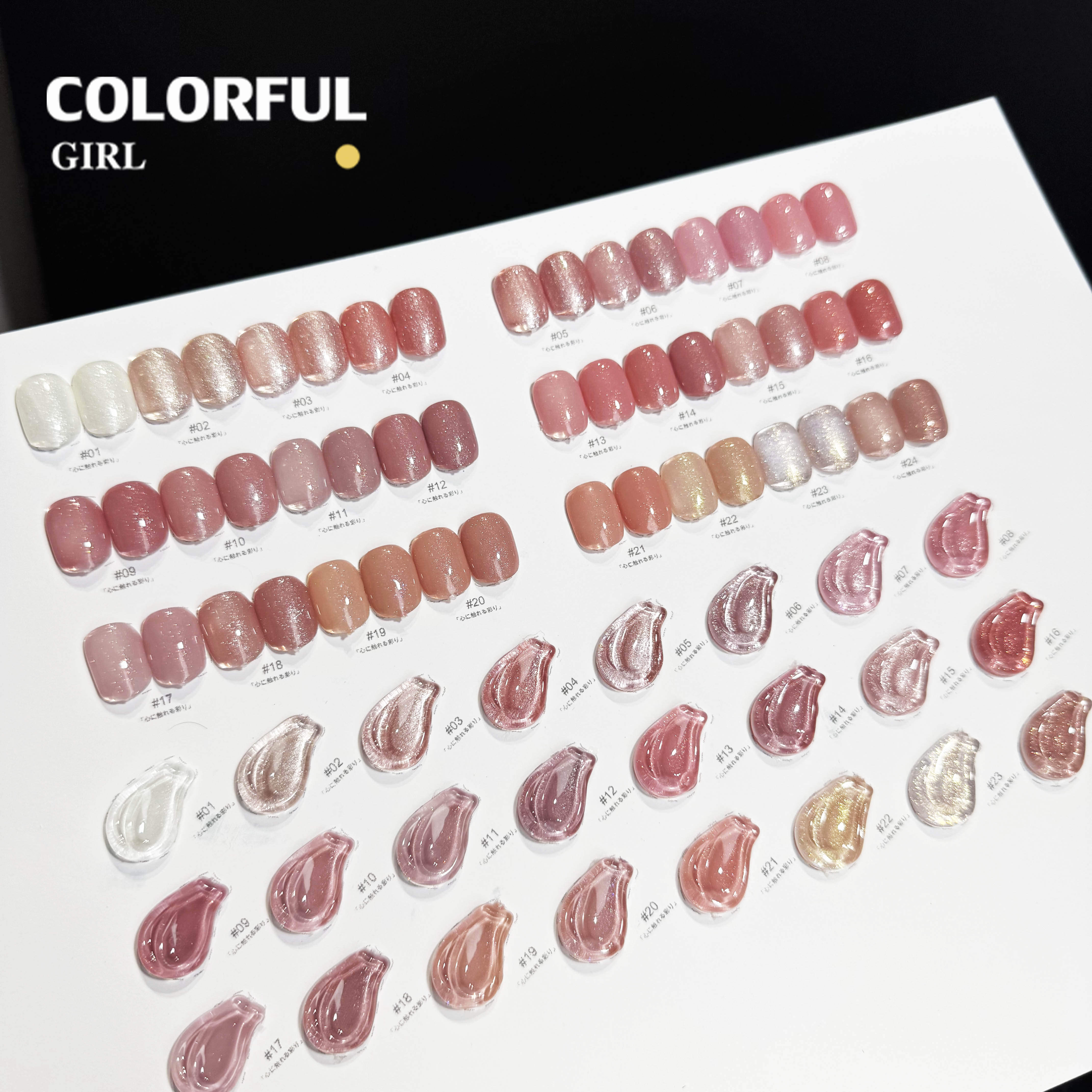 NebulNFlow 24สี สีเจลชิมเมอร์ แบบแยกขวด |สีเจลชิมเมอร์