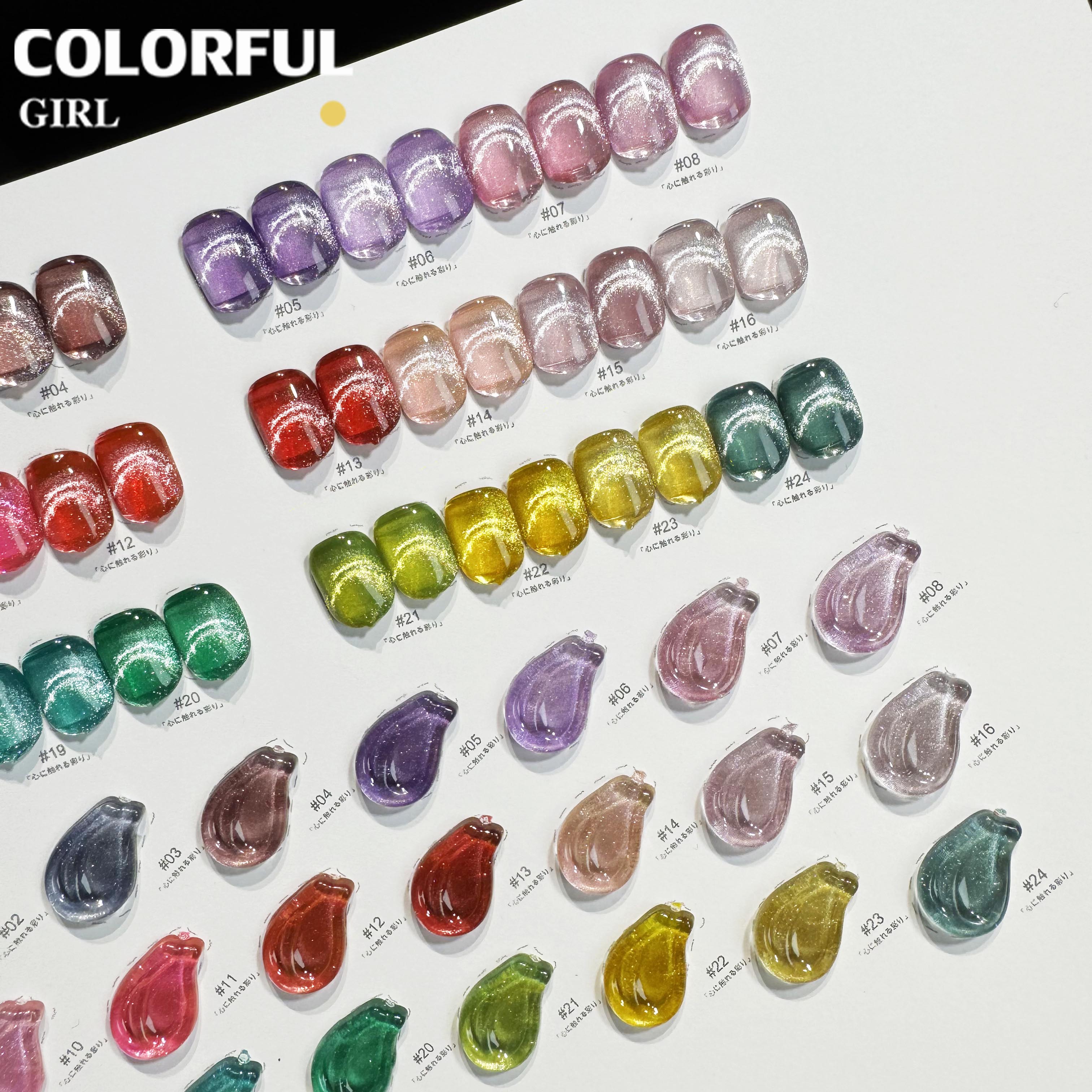 NebulNFlow เบอร์ 1-24 สีเจลแคทอาย แบบแยก