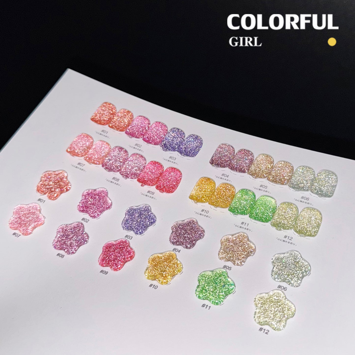 【พร้อมส่ง】NF-004|เบอร์ 1-12 แบบแยกขวด สีเจลแฟลช NebulNFlow | สีเล็บเจล ต้องอบ ส่งไว แถม ชาร์ทสี ยาทาเล็บเจล