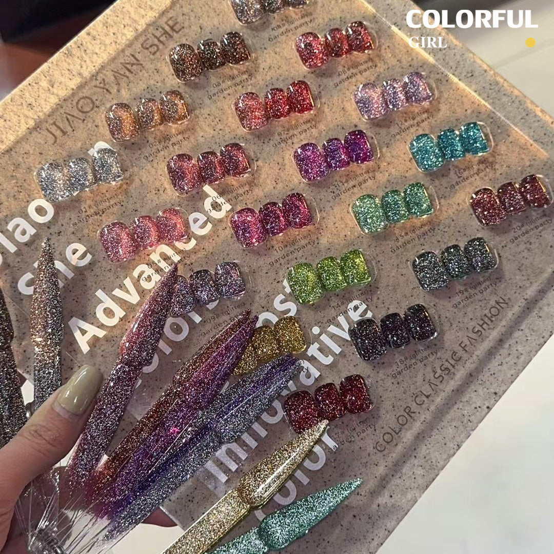 【พร้อมส่ง】JYSสีเจลแฟลช   สีทาเล็บเจล milan 20สี(JIAOYANSHE) สีเจล20สี สีเจลแฟลช   แถม ชาร์ทสี