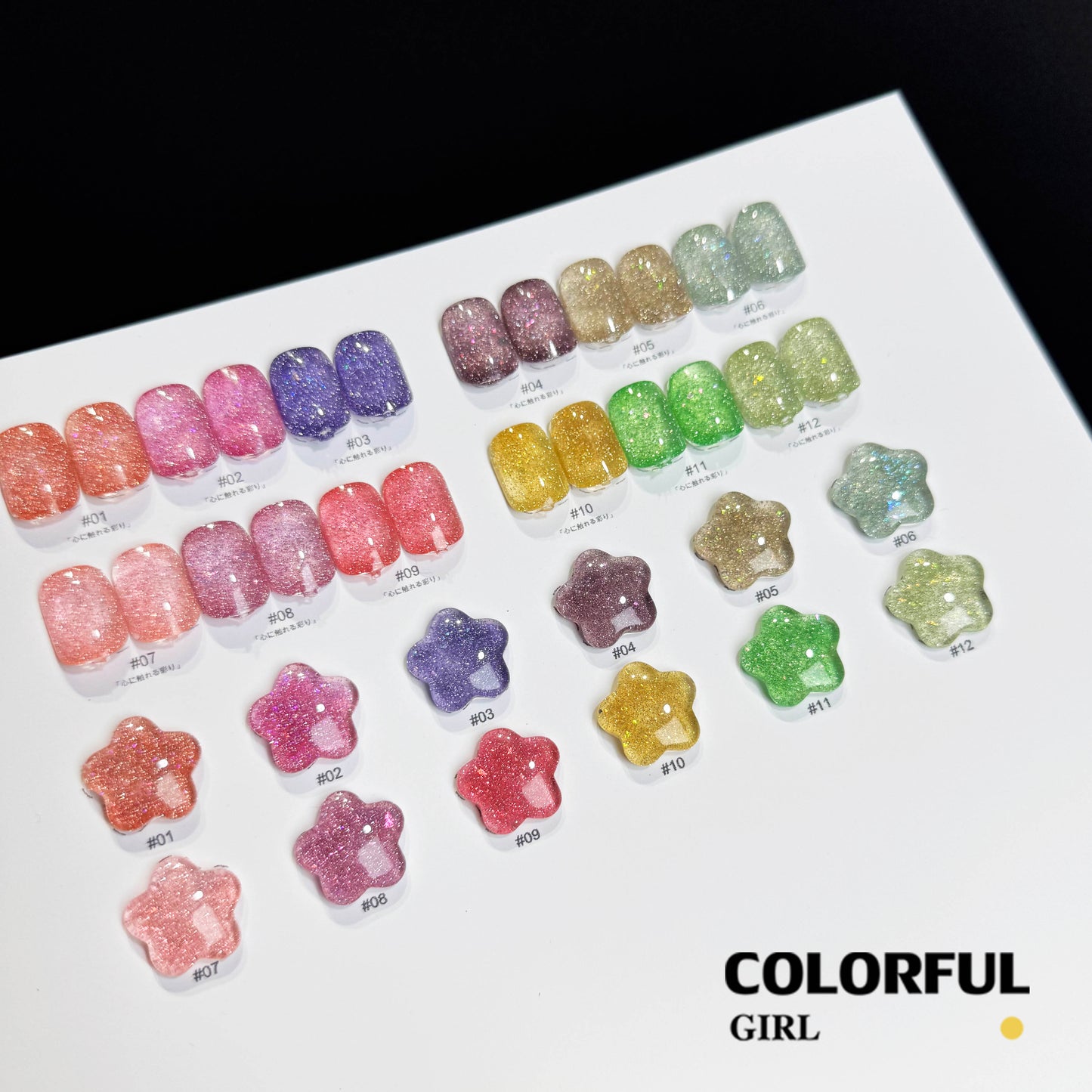 【พร้อมส่ง】NF-004|เบอร์ 1-12 แบบแยกขวด สีเจลแฟลช NebulNFlow | สีเล็บเจล ต้องอบ ส่งไว แถม ชาร์ทสี ยาทาเล็บเจล