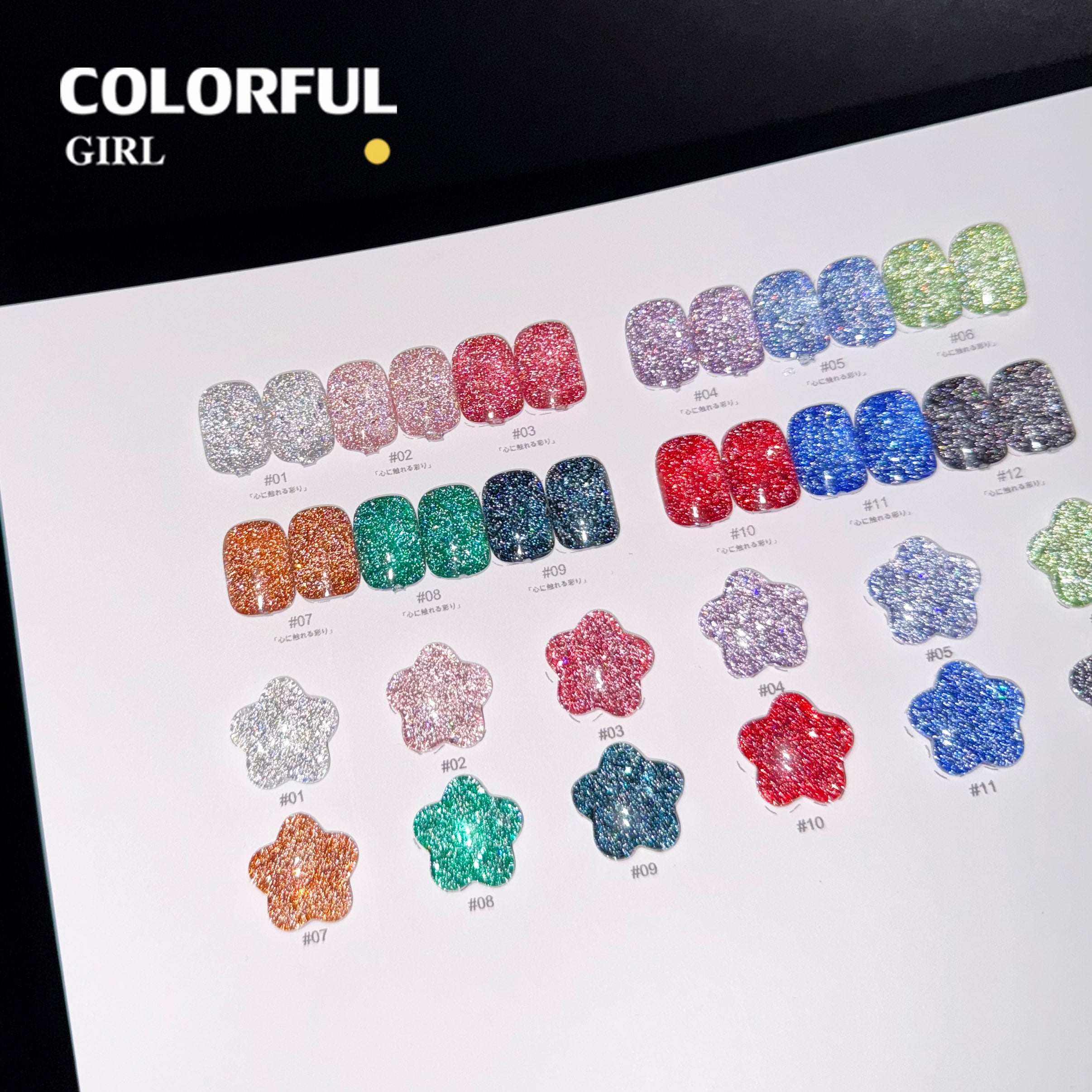 NebulNFlow เบอร์ 1-12 แบบแยกขวด สีเจลแฟลช