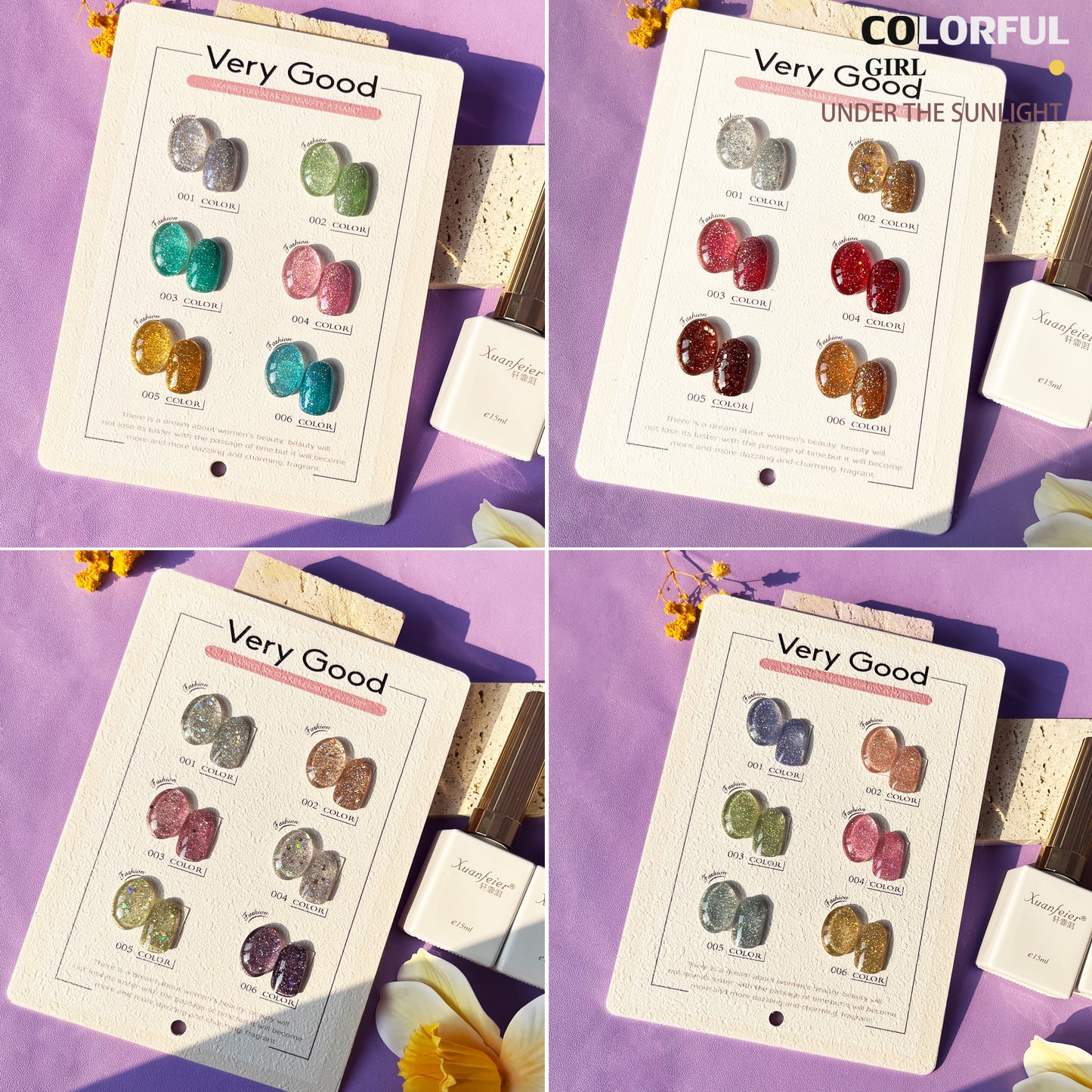 【พร้อมส่ง】XUANFEIER 6สี สีเจลเปลือกไข่ ยาทาเล็บสีเจล สี แถม ชาร์ทสี ยาทาเล็บเจล กึ่งถาวร สีขาว นม โทนสีขาว