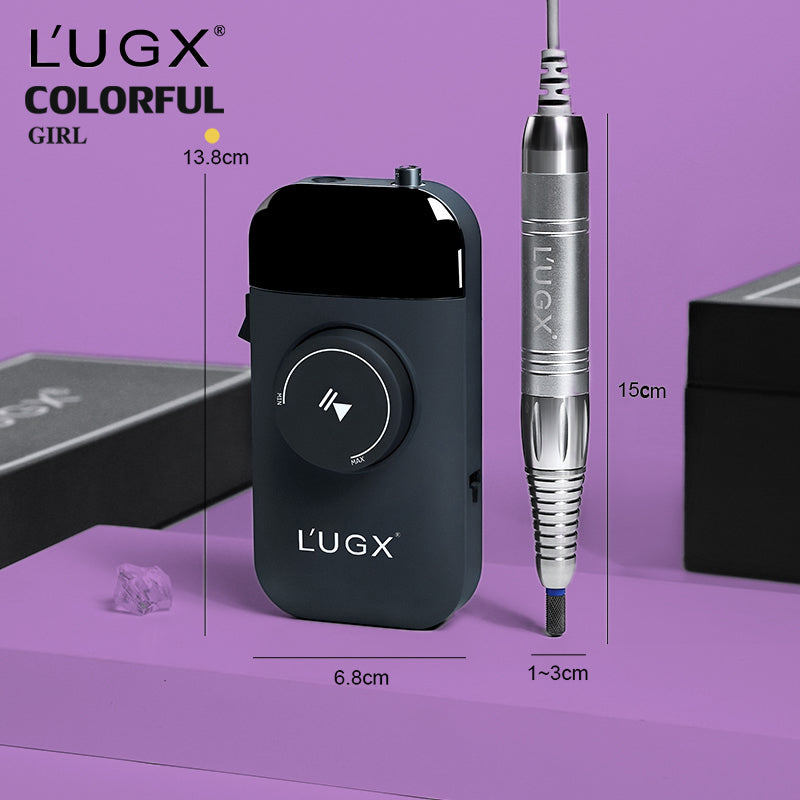 พร้อมส่งในไทย มีหัวเจียรในกล่อง LUGXเครื่องเจียรเล็บไฟฟ้า รุ่น LG609 35000RPM เครื่องเจียเล็บ