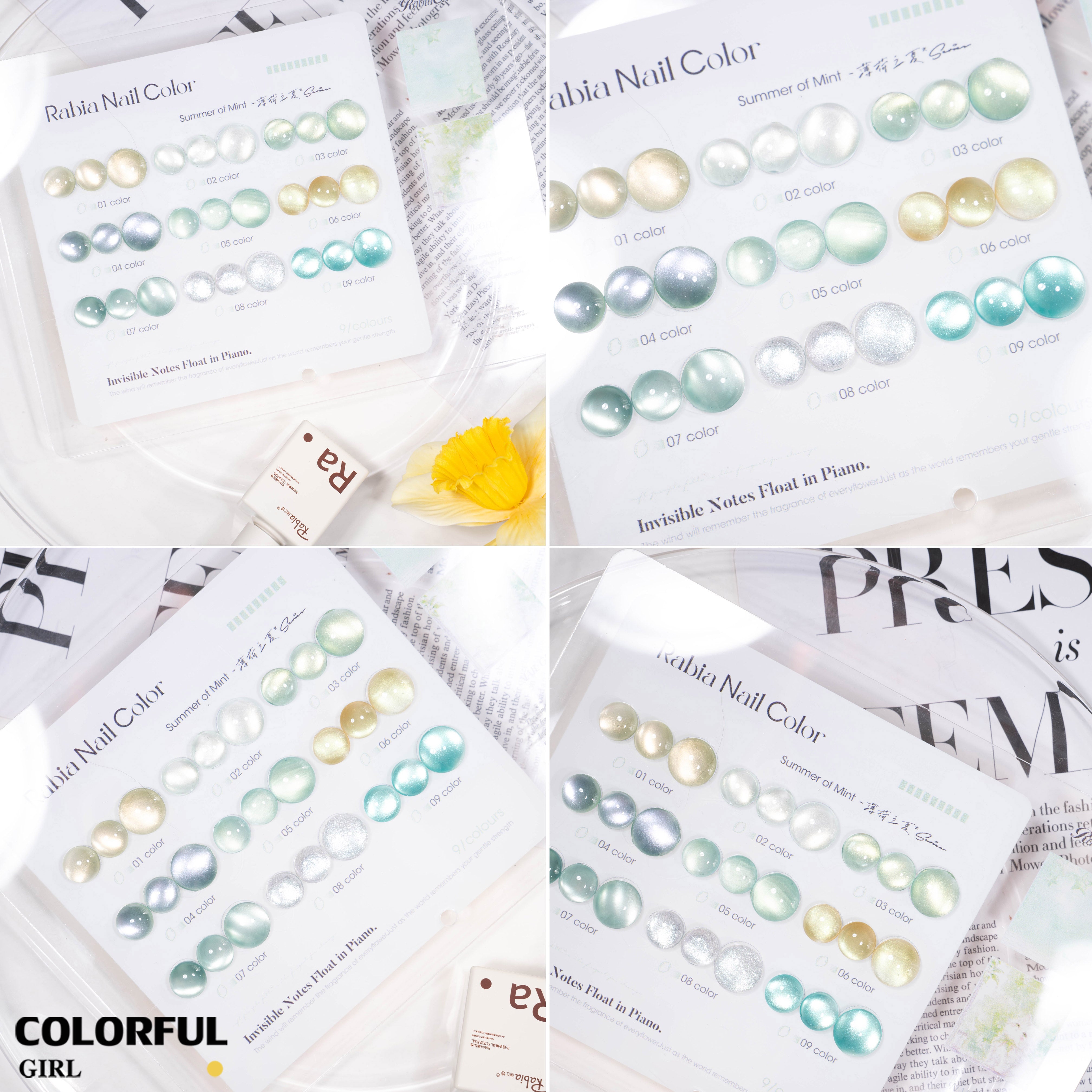 【พร้อมส่ง】Rabia สีเจลแคทอาย 9 สี ✨|เซ็ตใหม่ โทนสีสวยละมุน|เอฟเฟกต์ประกายแสงเล่นมิติ|แสงวิบวับดุจประกายดาว|แถมชาร์ทสีพร้อมโชว์สีสวย ๆ|ทามาให้แล้ว พร้อมใช้งาน 💅