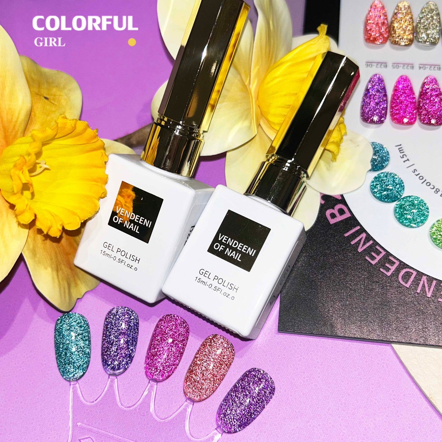【พร้อมส่ง】Vedenni VDN-B22 สีเจลแฟลช18สี แถม ชาร์ทสี(Vedenni)18 สีผมธรรมชาติสำเร็จค่ะ แฟลชใหม่ล่าสุด แถมชาร์ทสำเร็จ