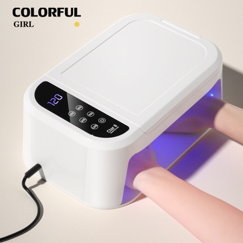 ✨พร้อมส่ง✨CTAR 8 180W เครื่องอบเล็บเจล Led ของแท้ SUNUV เครื่องอบเล็บ+แขนรองรับ 2-in-1 อุปกรณ์ทำเล็บ