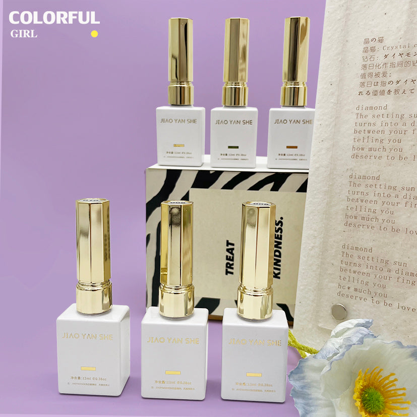 【พร้อมส่ง】สีเจลลูกแก้ว JYS 25 สี (JIAO YAN SHE) สีเจลแคทอาย/ สีลูกแก้ว