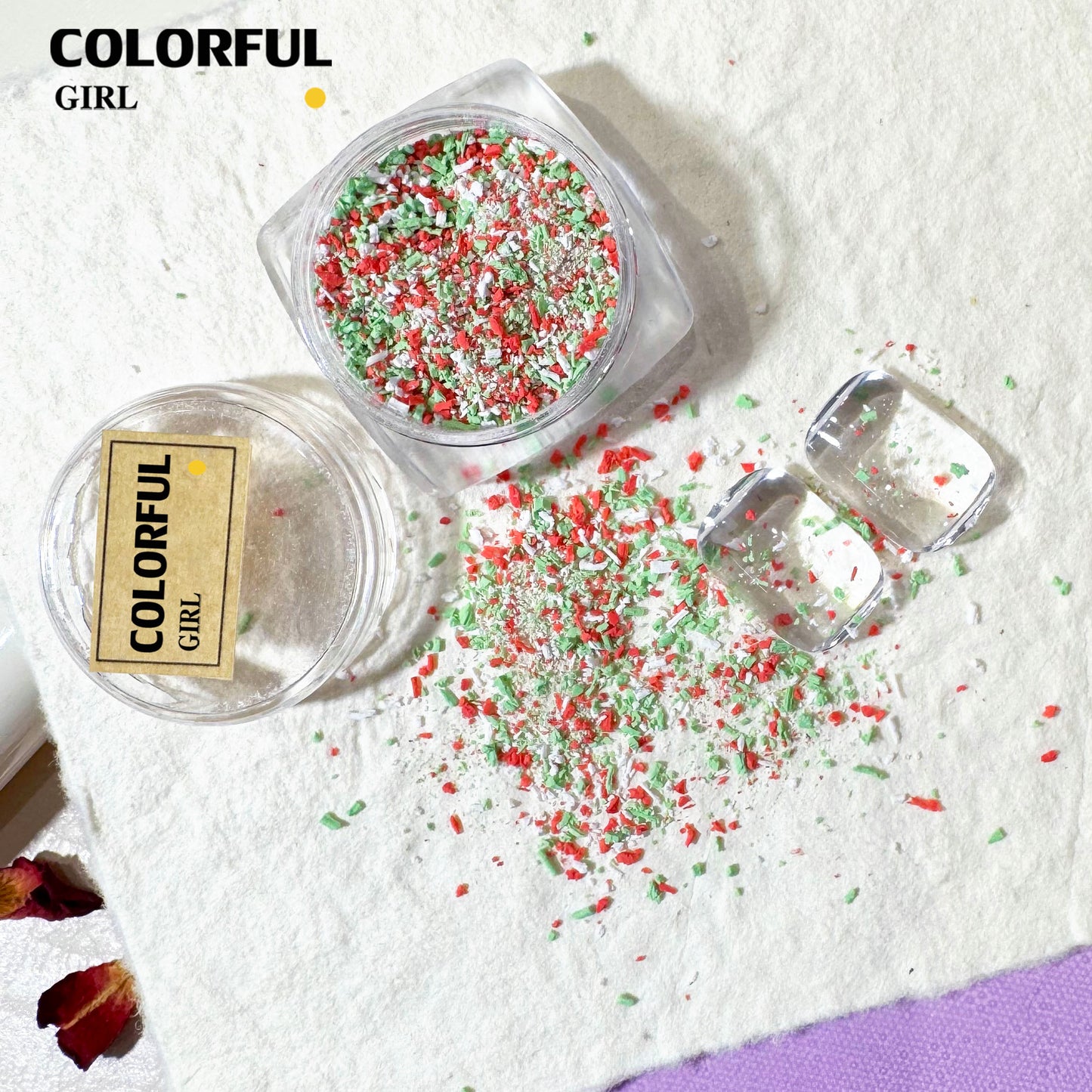 FUN BEADS สไตล์เกาหลี อิน ด้ายสีเค้กริบบิ้นริบบิ้นอุปกรณ์แต่งเล็บน่ารักผสมสีรูปพิเศษน้ําตาลเข็มสีถั่วเครื่องปั้นดินเผานุ่มเครื ลูกปัดตกแต่งเล็บ funbeads พร้อมส่งในไทย