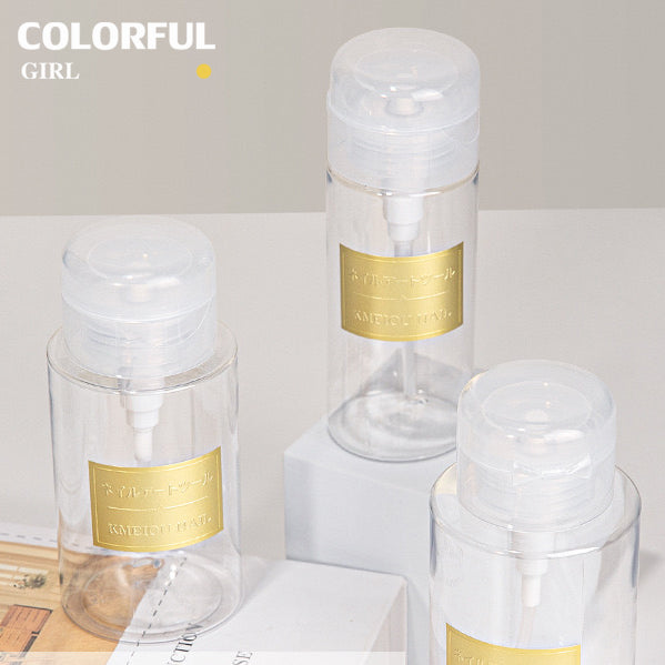 ขวดปั๊ม ใส่น้ำยาล้างเล็บ ขวดเปล่า 150ml/200ml/300ml. ขวดปั๊มพลาสติกเปล่า