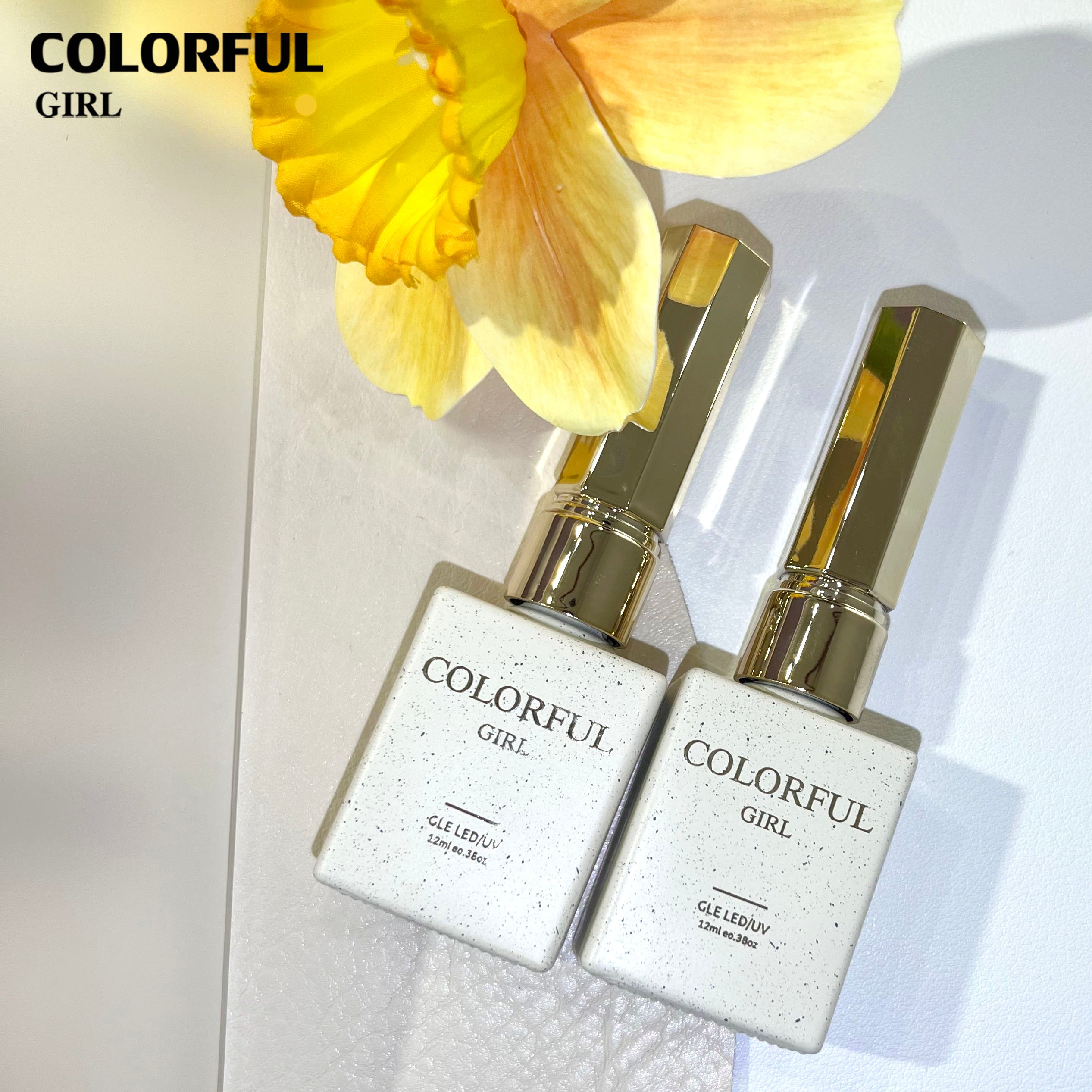 Colorful girl สีเจลแฟลช สีทาเล็บเจล 20สี แถมฟรีชาร์ทสี